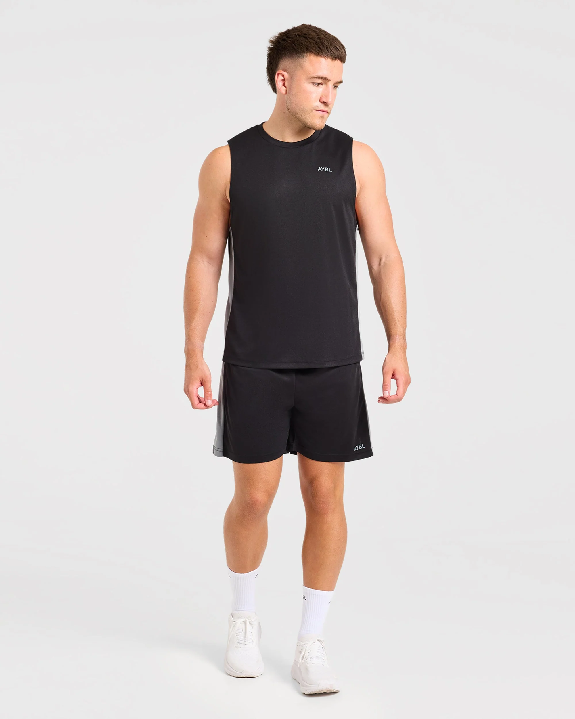 Active Shorts - Zwart/Charcoal - Image 5