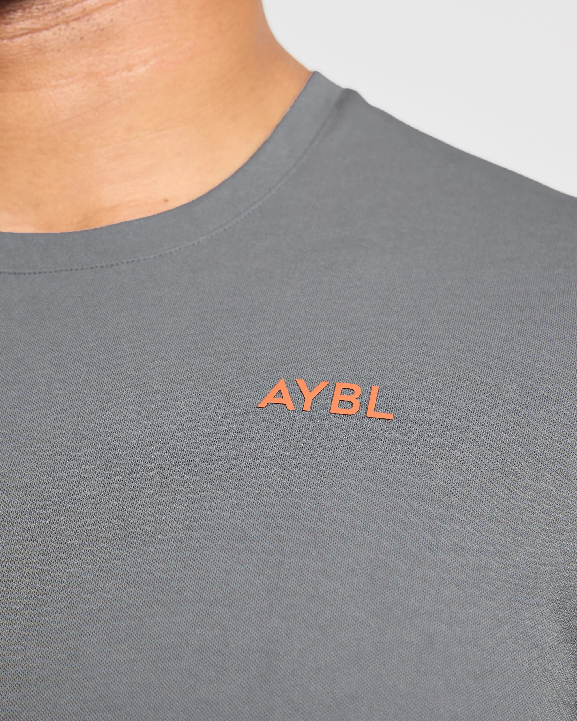 Active T Shirt - Charcoal/Oranje - Image 4