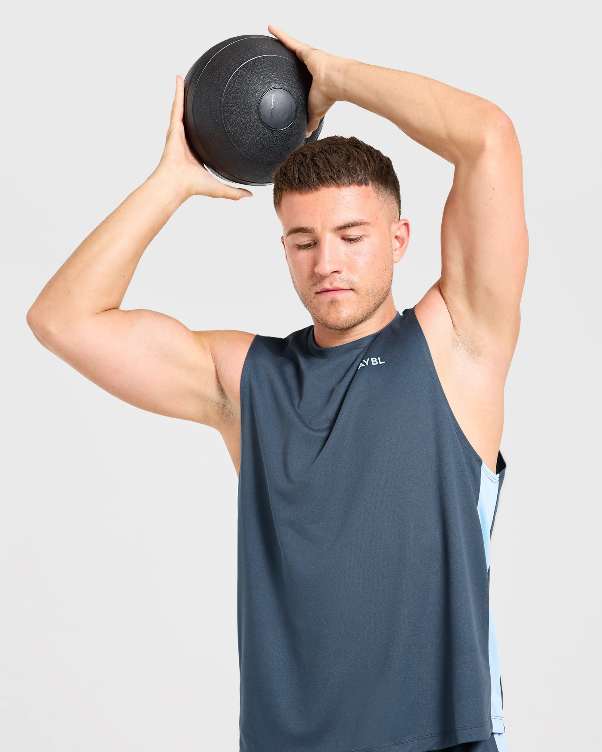 Active Vest - Muted Navy/Light Blauw - Image 8