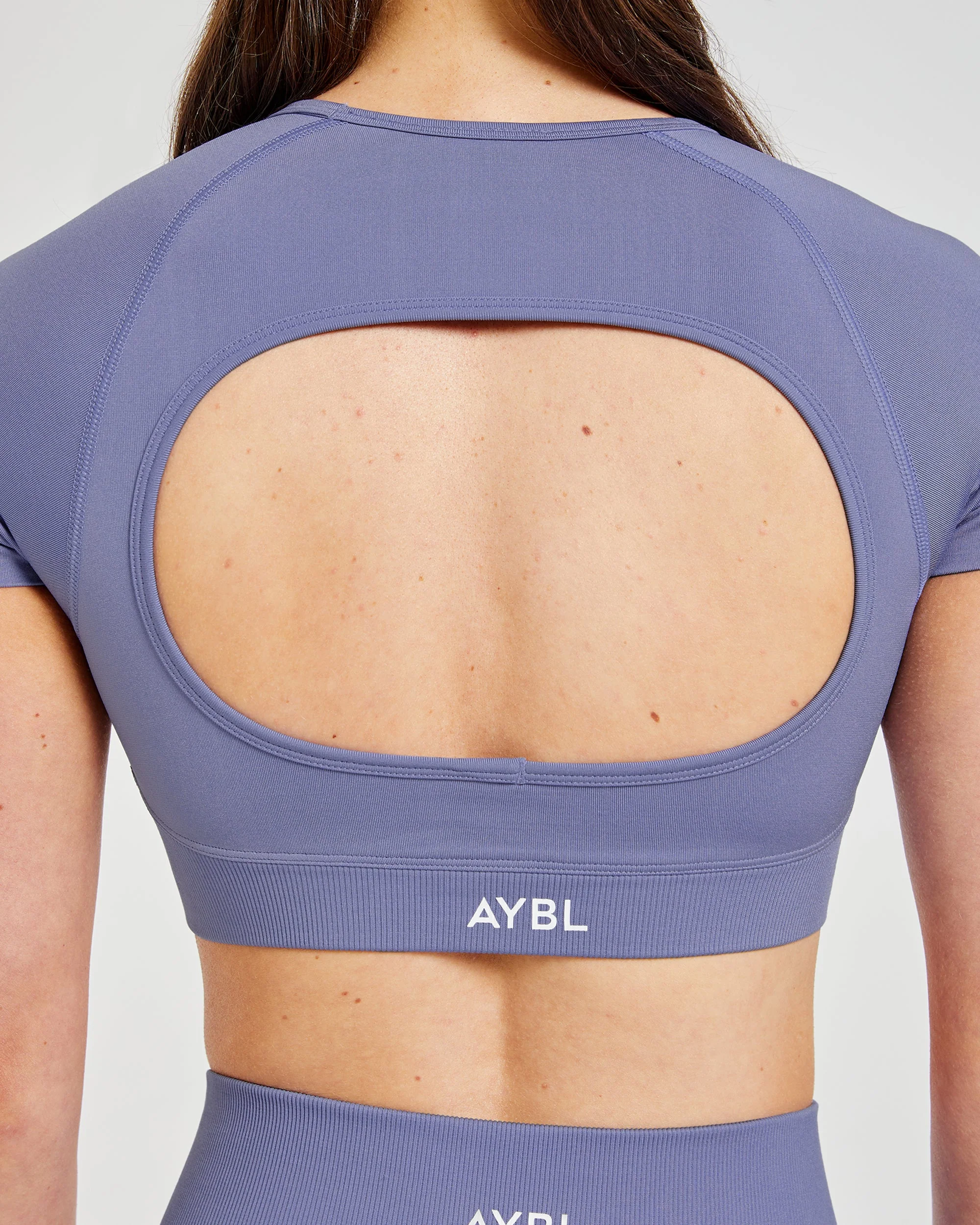 Adapt Seamless Crop Top - Iris Blauw - Image 6
