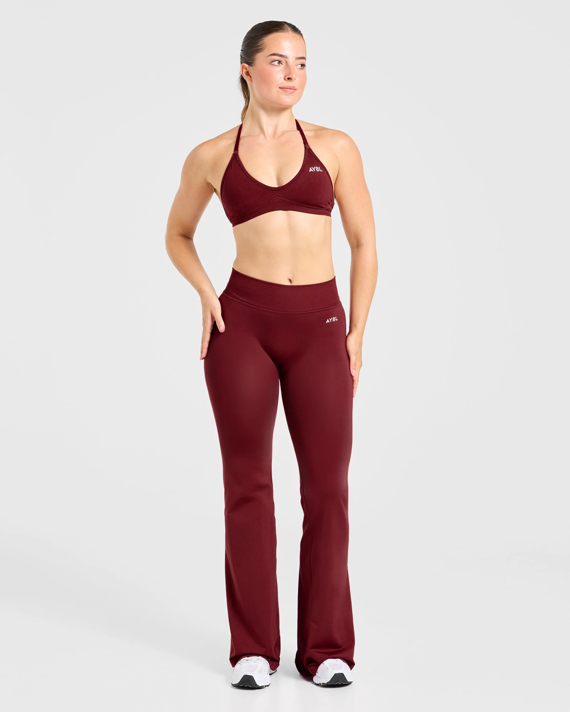 Adapt Seamless Flared Leggings - Autumn Rood - Image 3