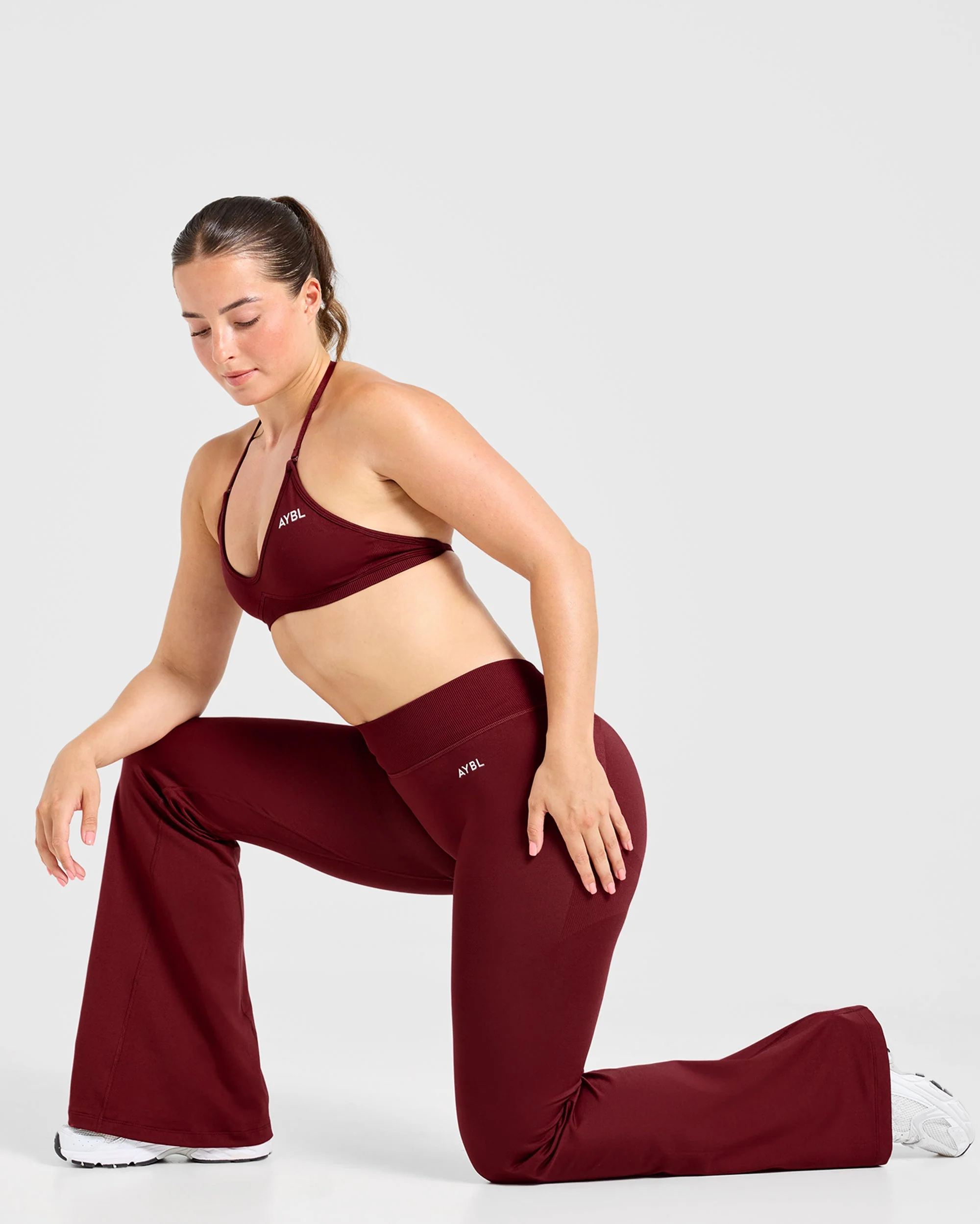 Adapt Seamless Flared Leggings - Autumn Rood - Image 8