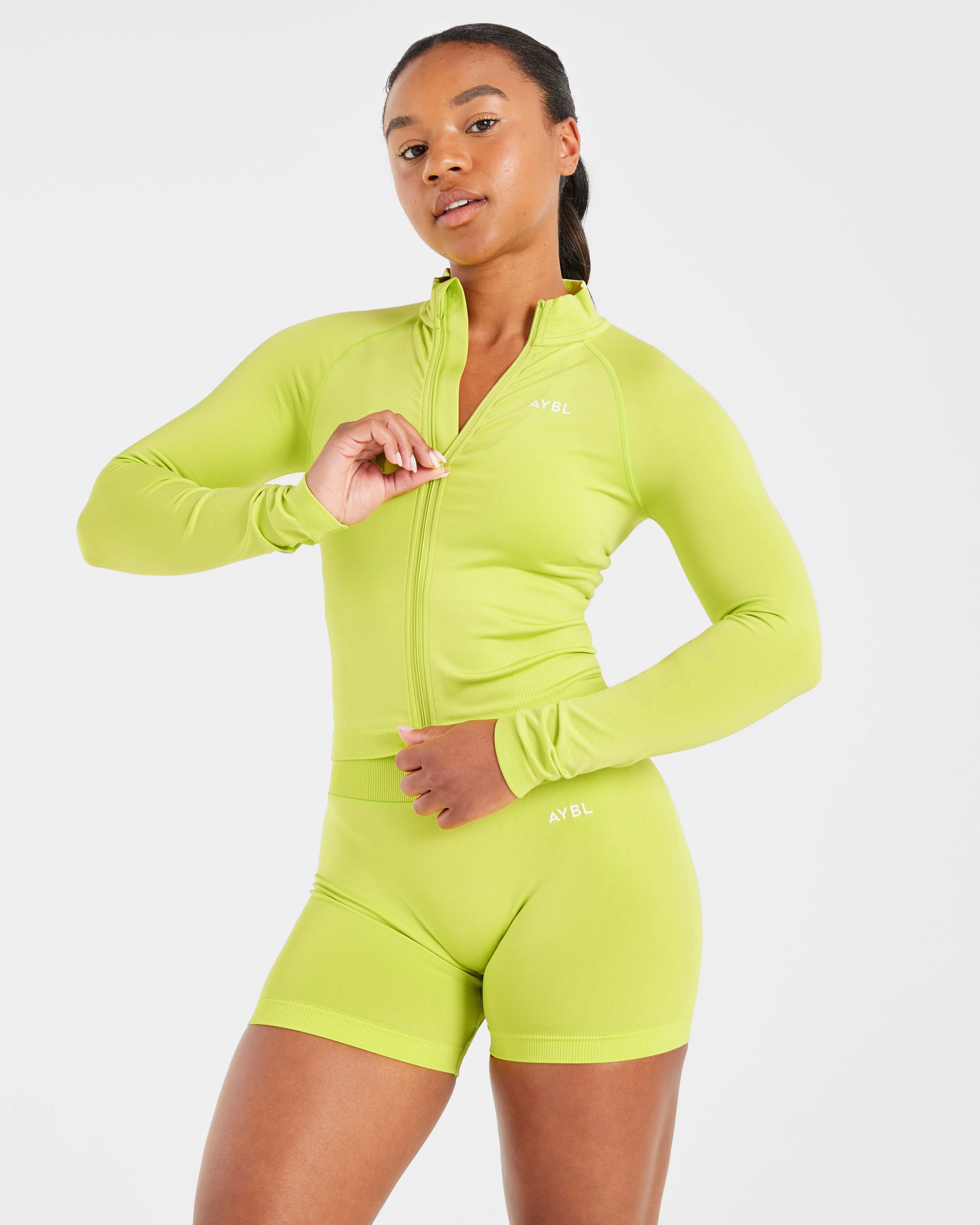 Adapt Seamless Jacket - Lime Groen - Image 7