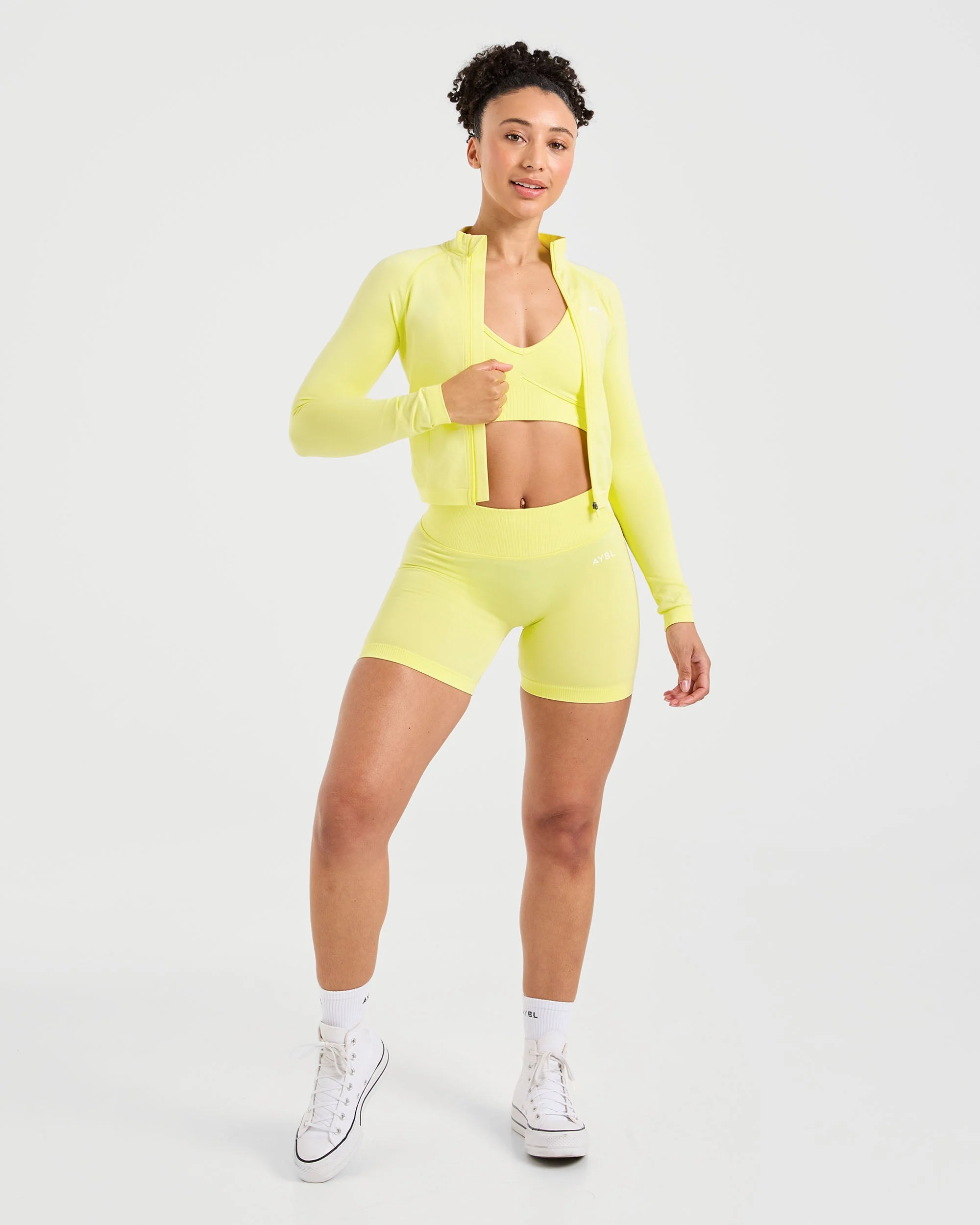 Adapt Seamless Jacket - Spring Geel - Image 3