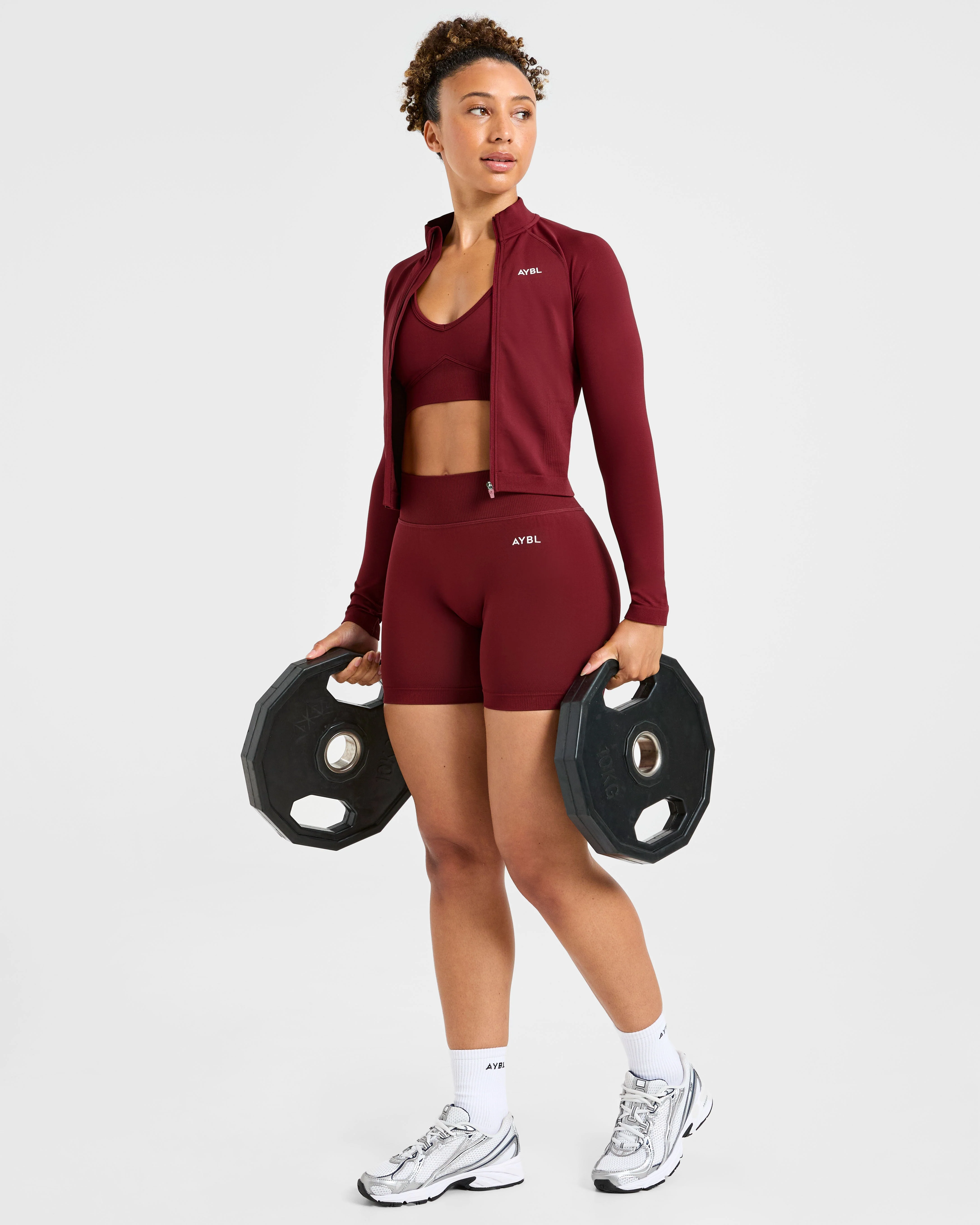 Adapt Seamless Shorts | 4.5" - Autumn Rood - Image 8