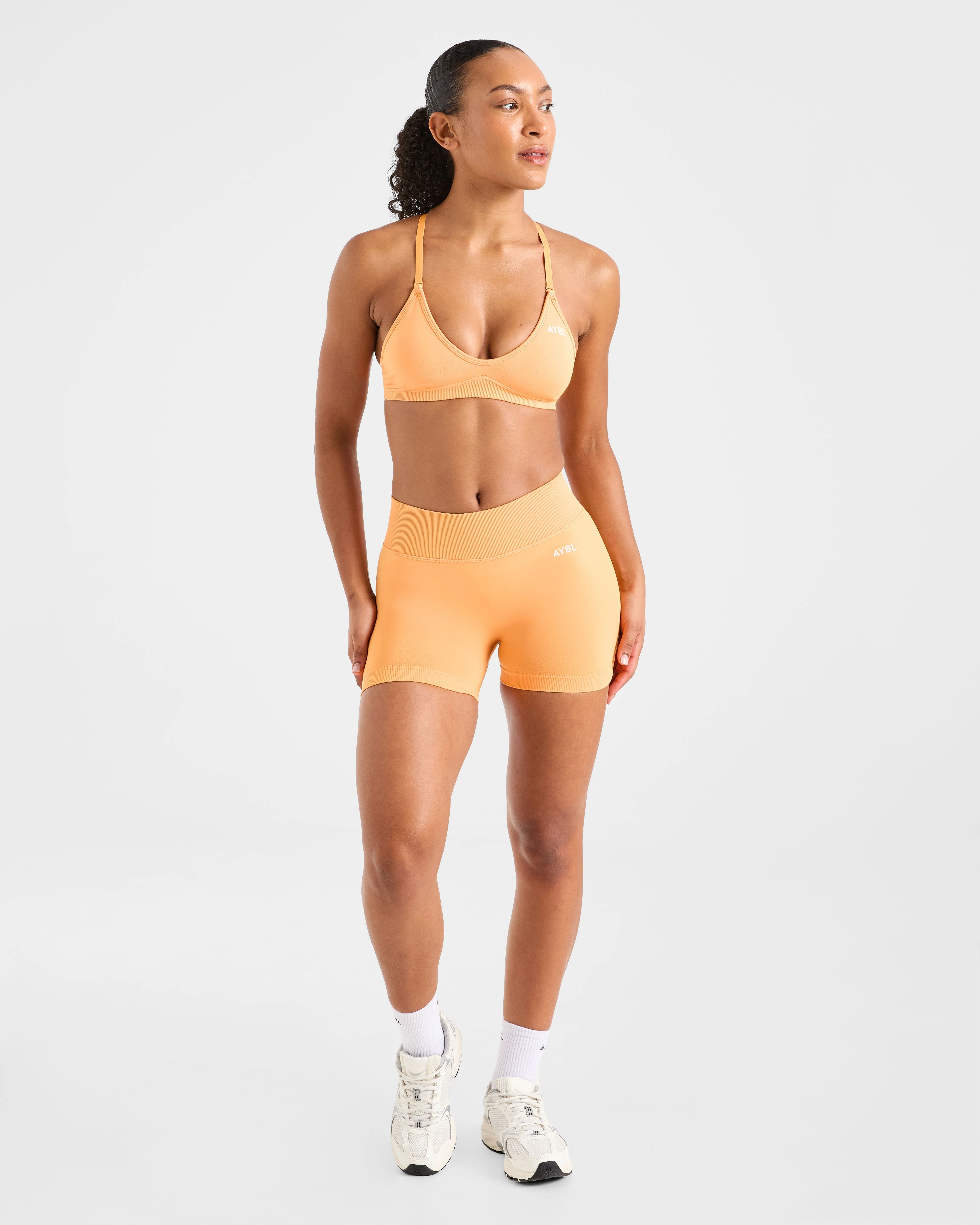 Adapt Seamless Shorts | 4.5" - Bright Oranje - Image 3