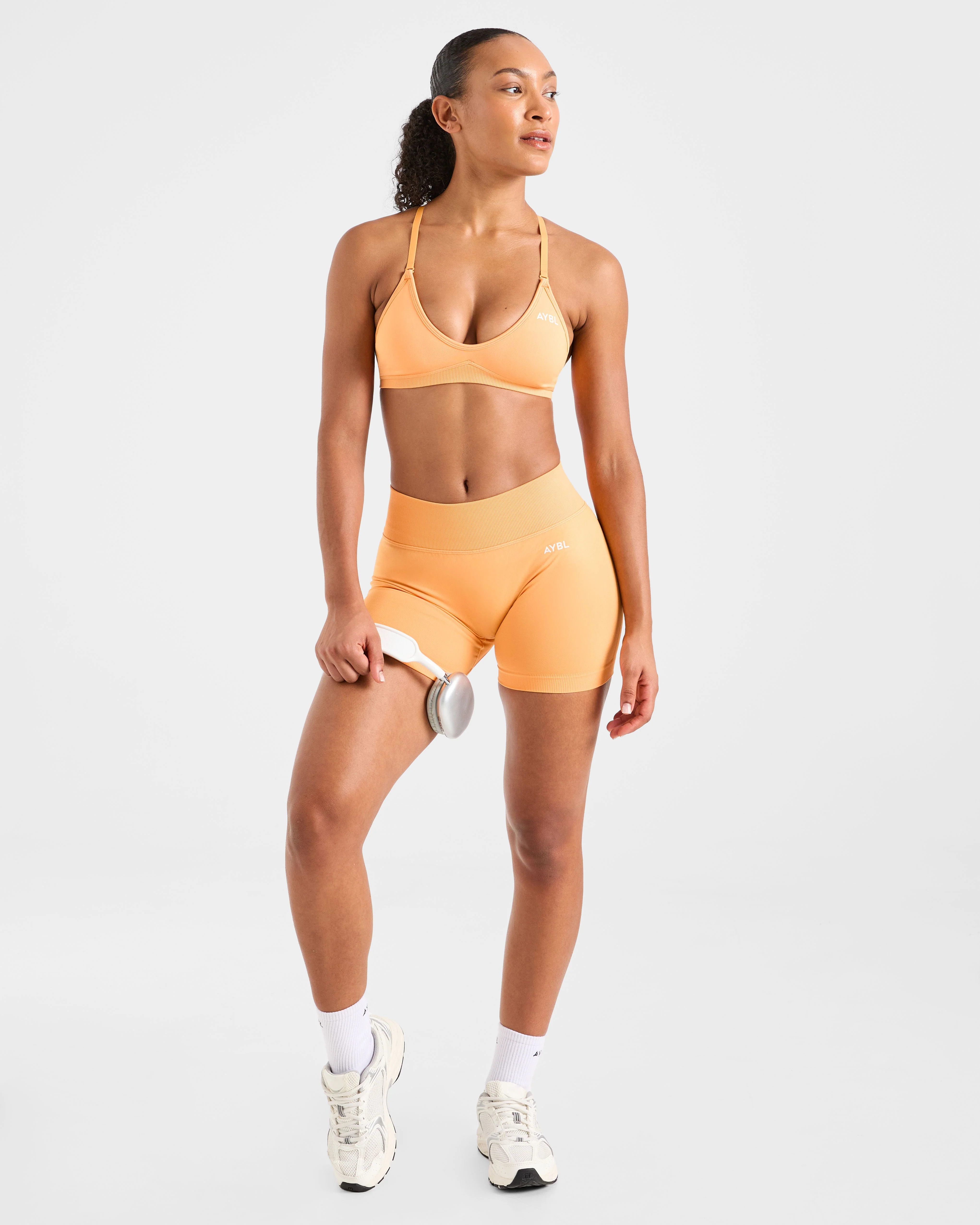 Adapt Seamless Shorts | 4.5" - Bright Oranje - Image 7