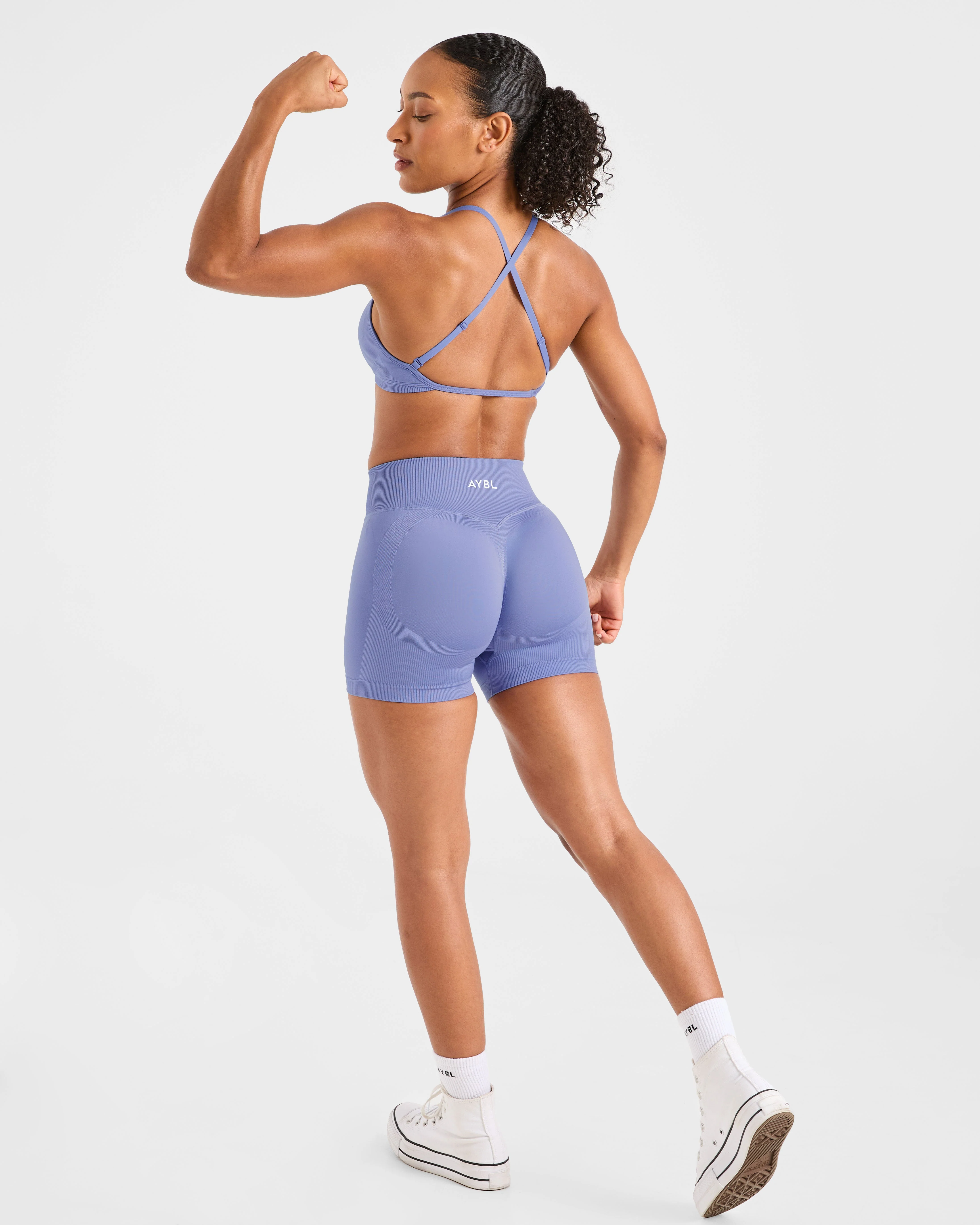 Adapt Seamless Shorts | 4.5"- Iris Blue - Image 8