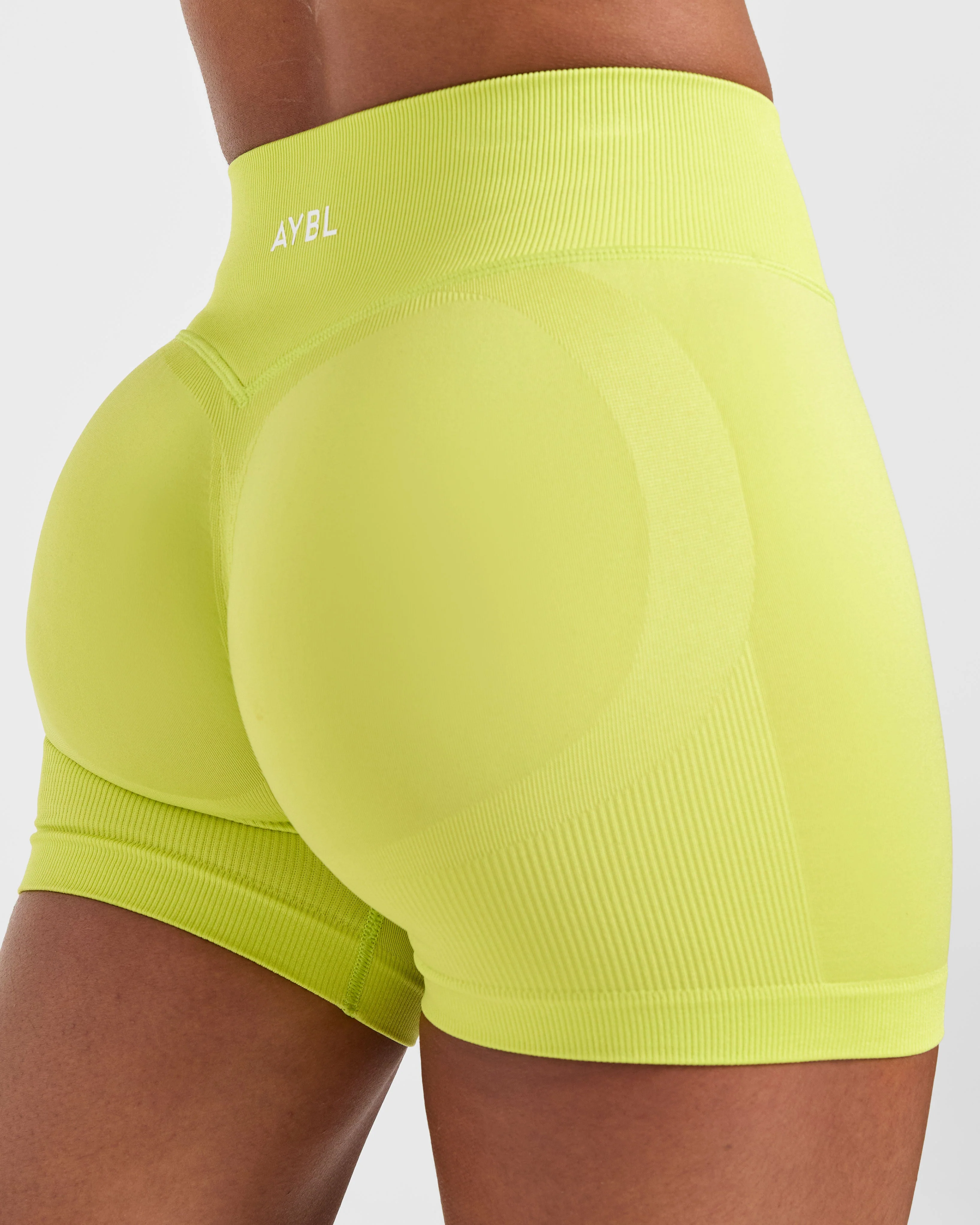 Adapt Seamless Shorts | 4.5" - Lime Groen - Image 6