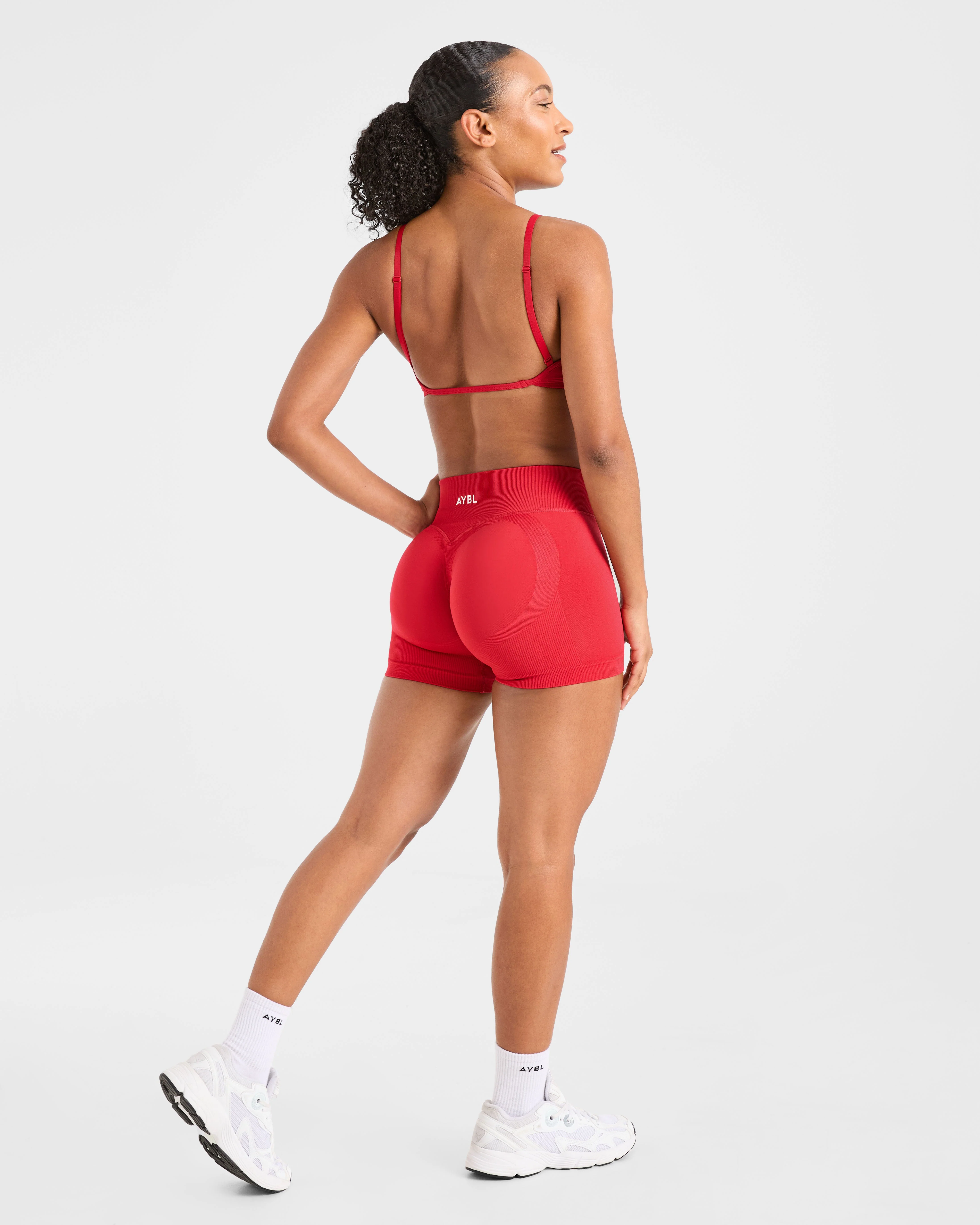 Adapt Seamless Shorts | 4.5" - Salsa Rood - Image 4