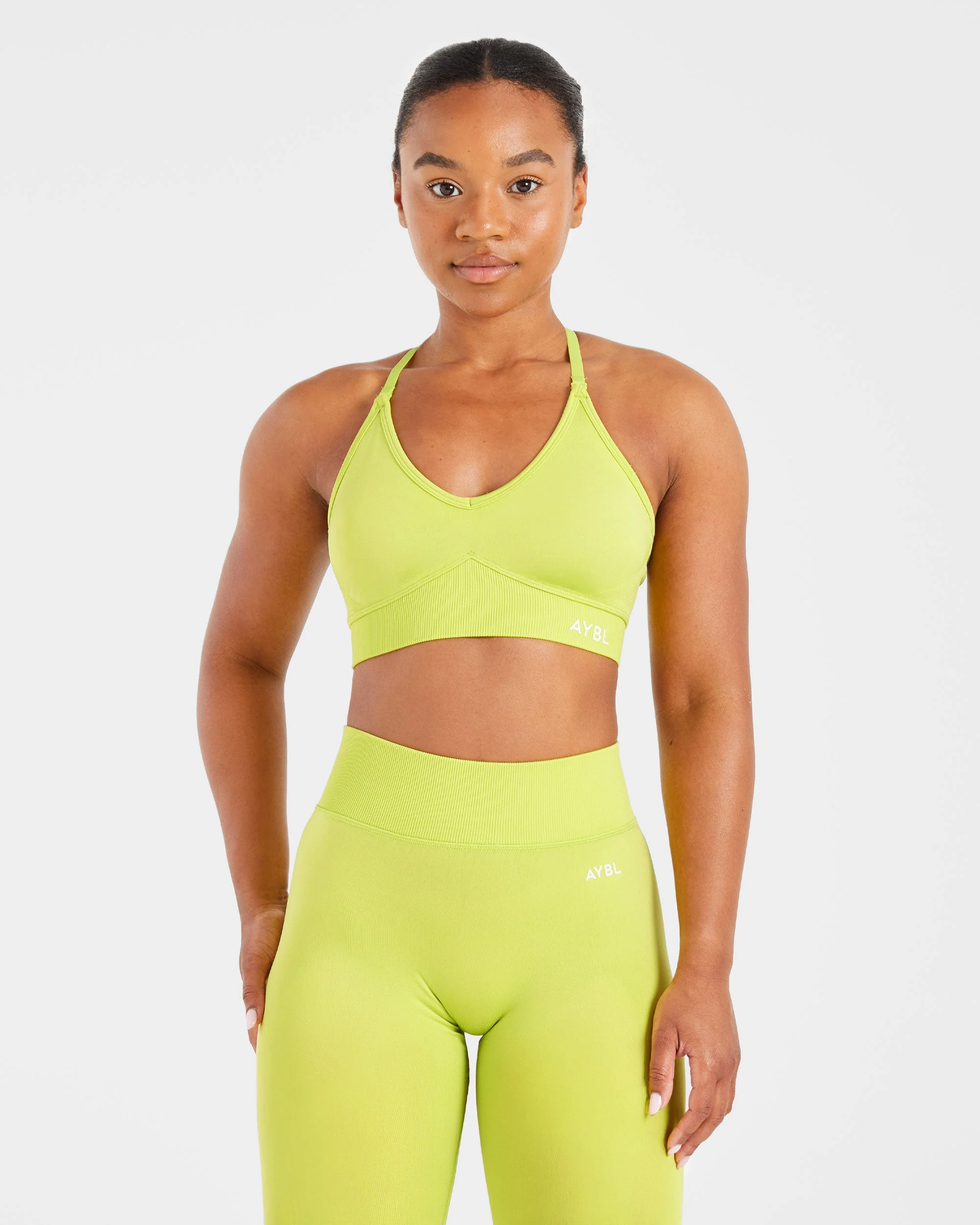 Adapt Seamless Sports Bra - Lime Groen