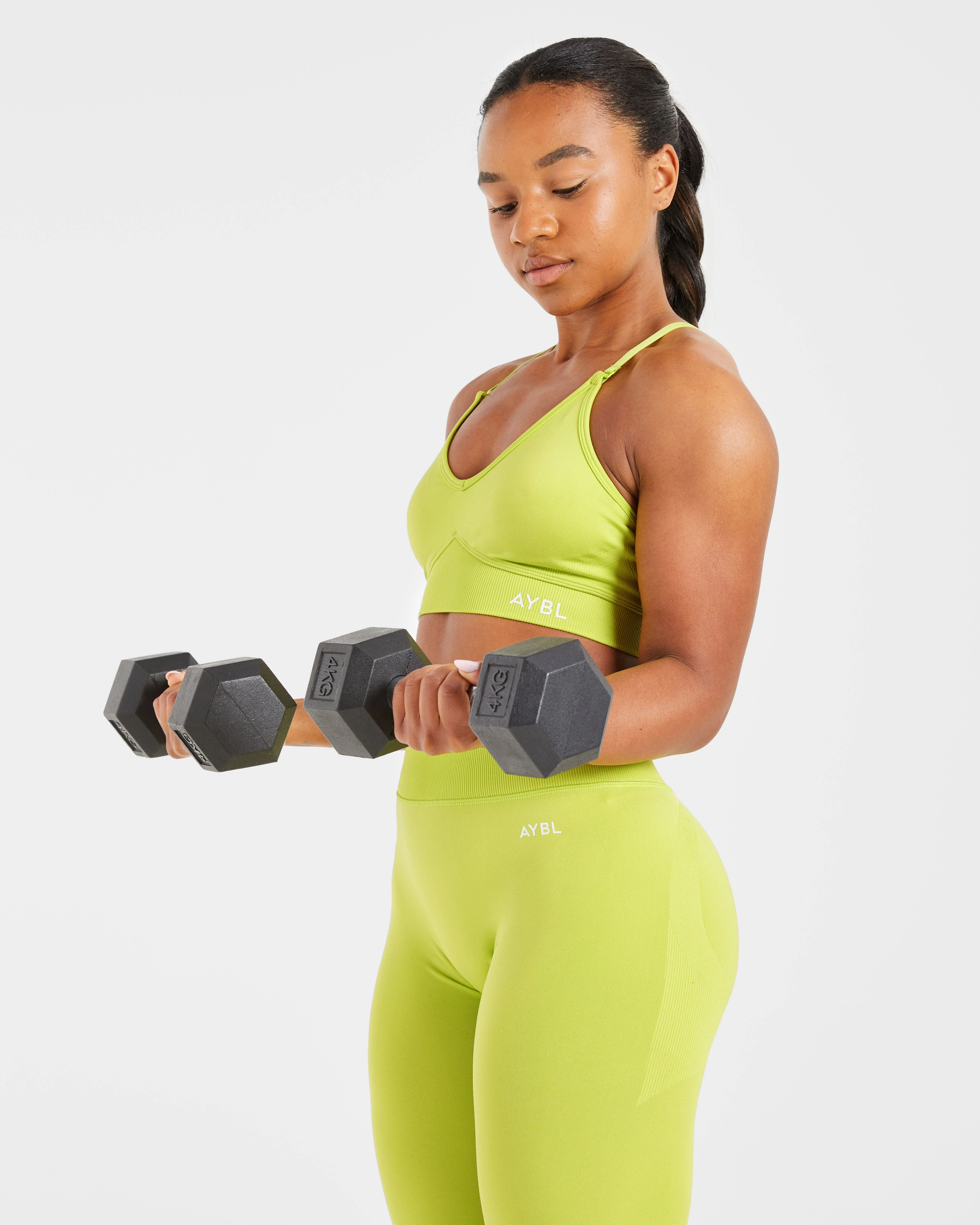 Adapt Seamless Sports Bra - Lime Groen - Image 8