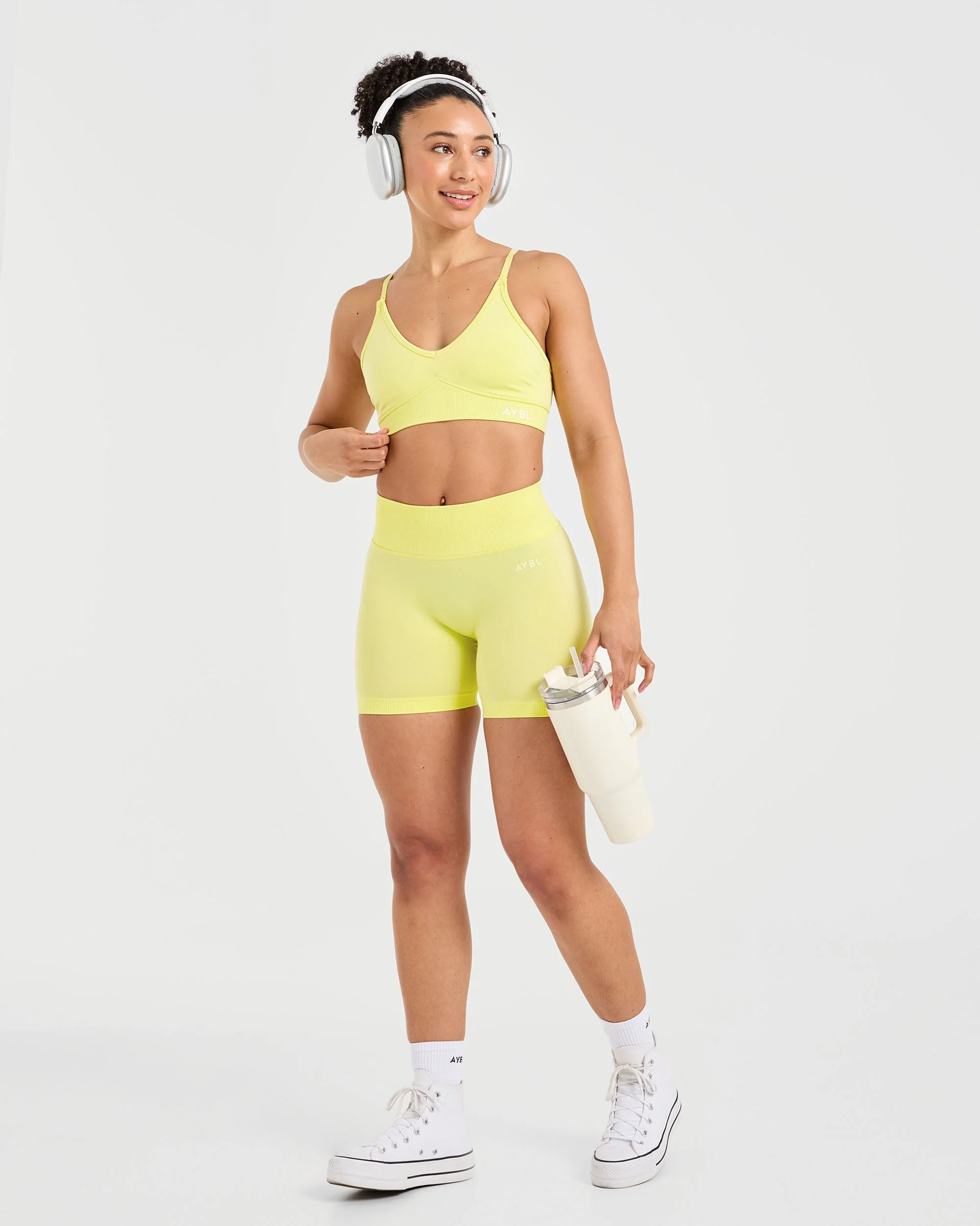 Adapt Seamless Sports Bra - Spring Geel - Image 8
