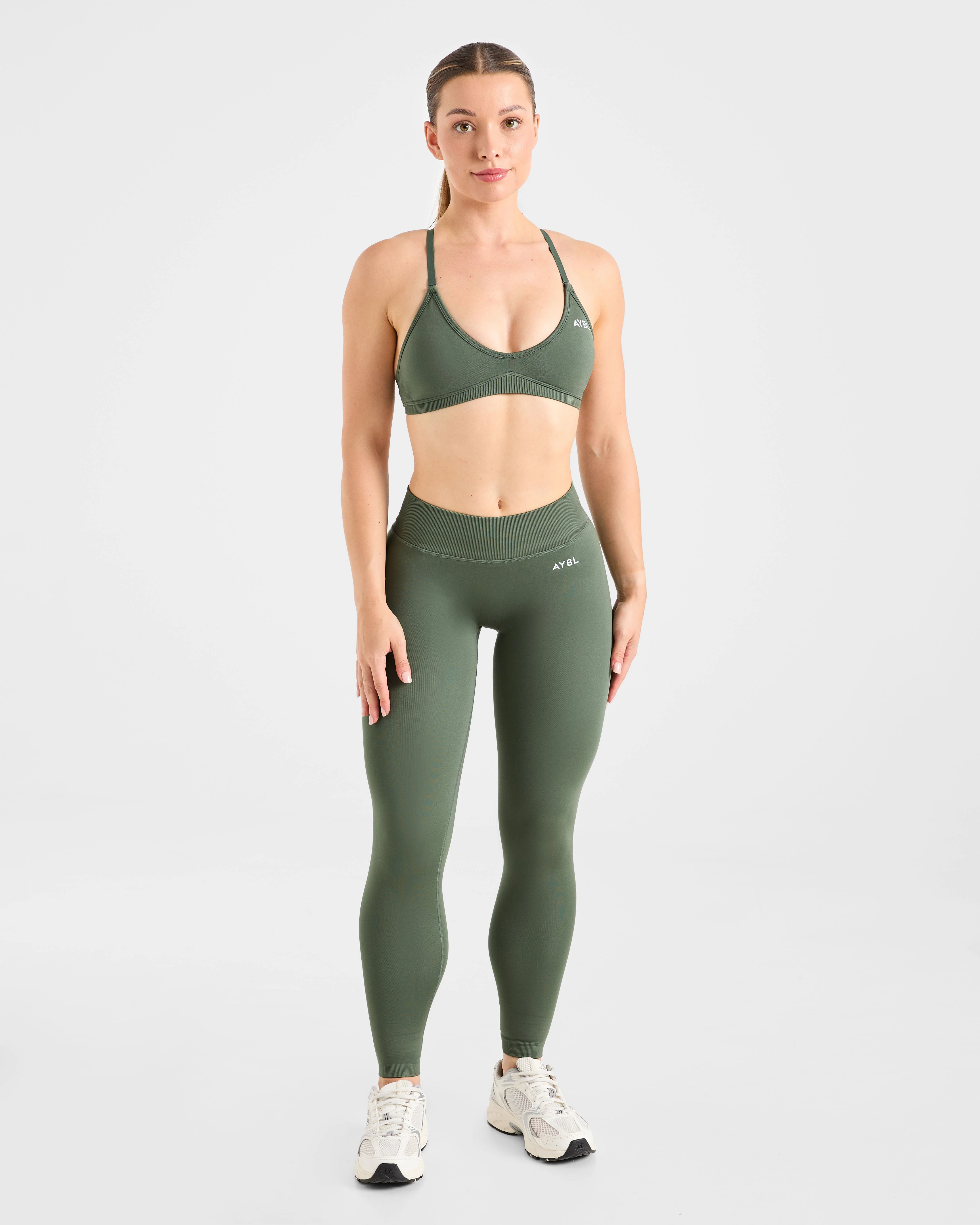 Adapt Seamless Strappy Sports Bra - Groen - Image 3