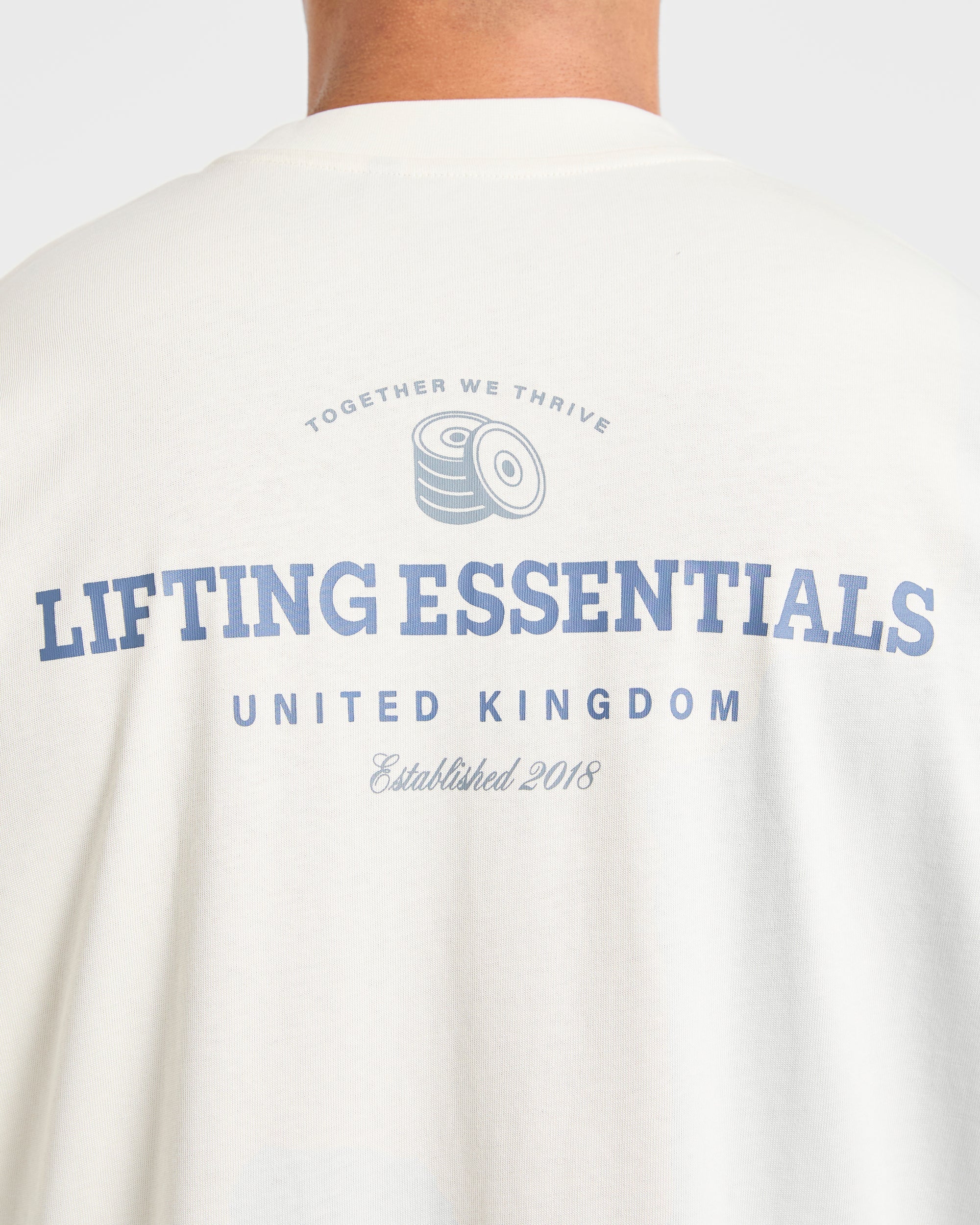 Apex Lifting Essentials Oversized T Shirt - Wit - Image 6