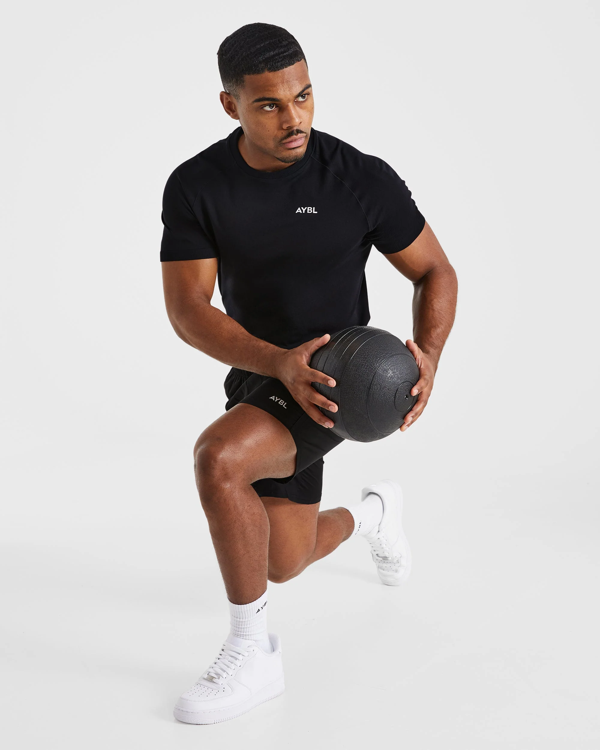 Ascend Seamless T Shirt - Zwart - Image 8