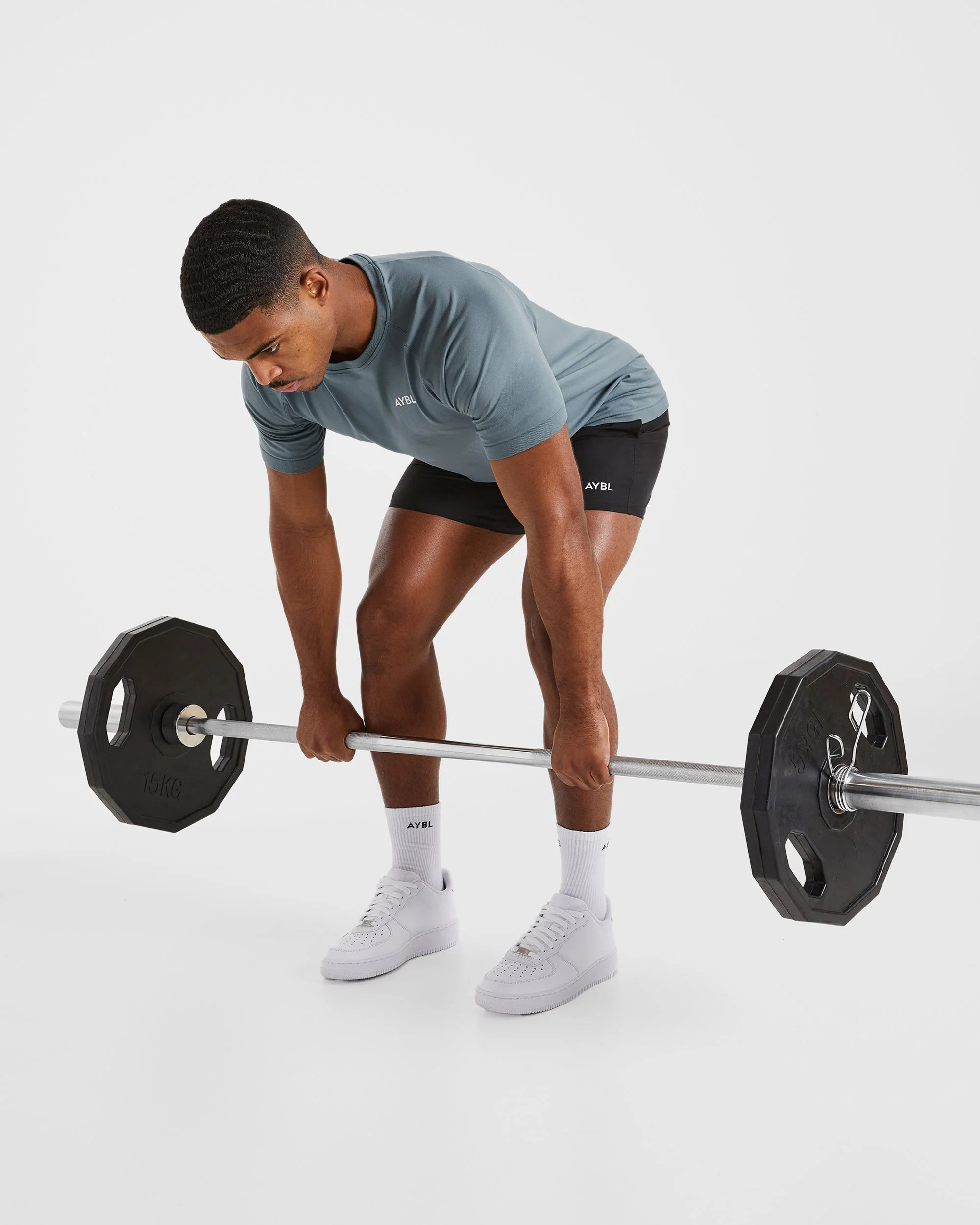 Ascend Seamless T Shirt - Slate Blauw - Image 7