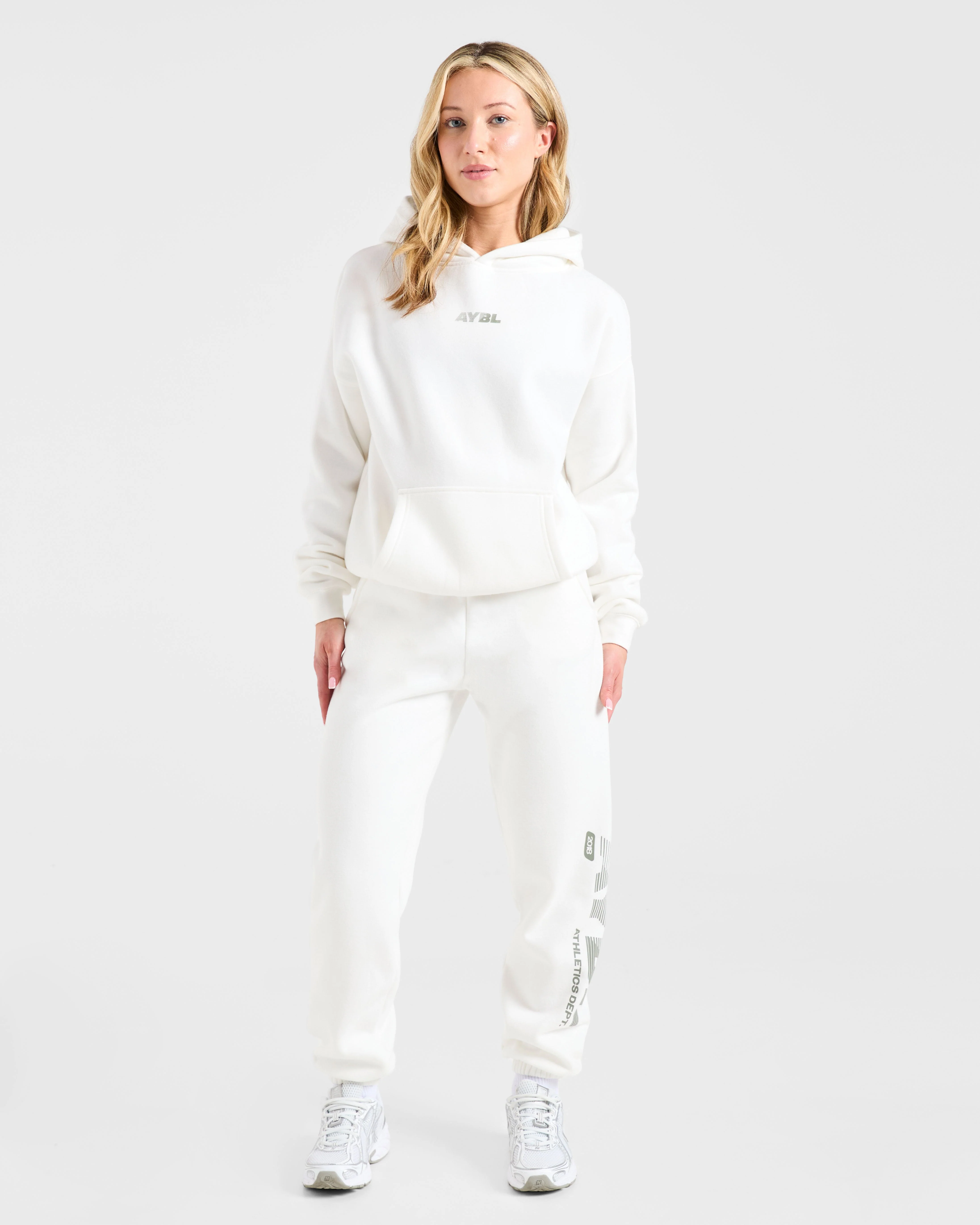 Athletics Dept Oversized Hoodie - Off Wit - Image 3