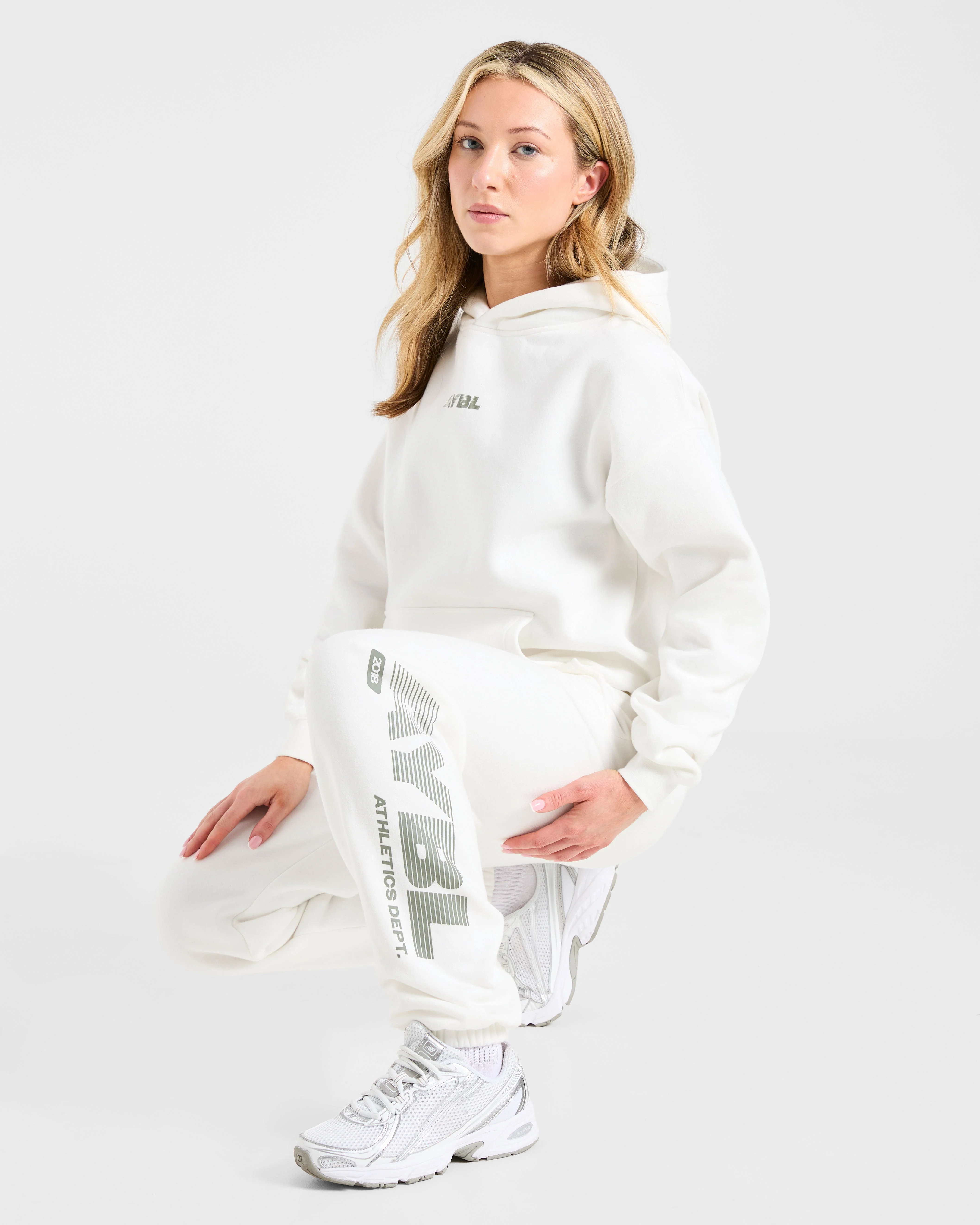 Athletics Dept Oversized Hoodie - Off Wit - Image 8