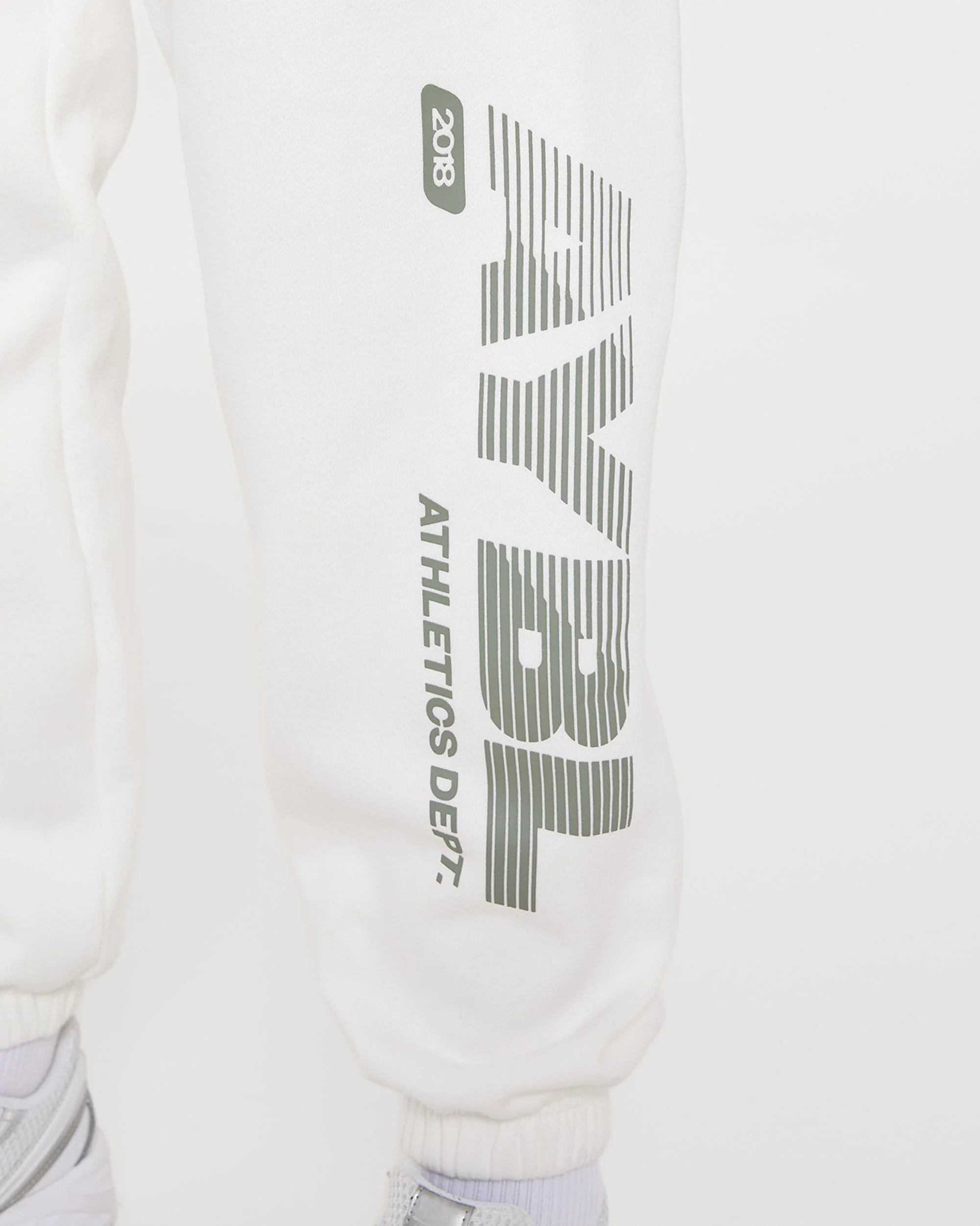 Athletics Dept Oversized Joggers - Off Wit - Image 5