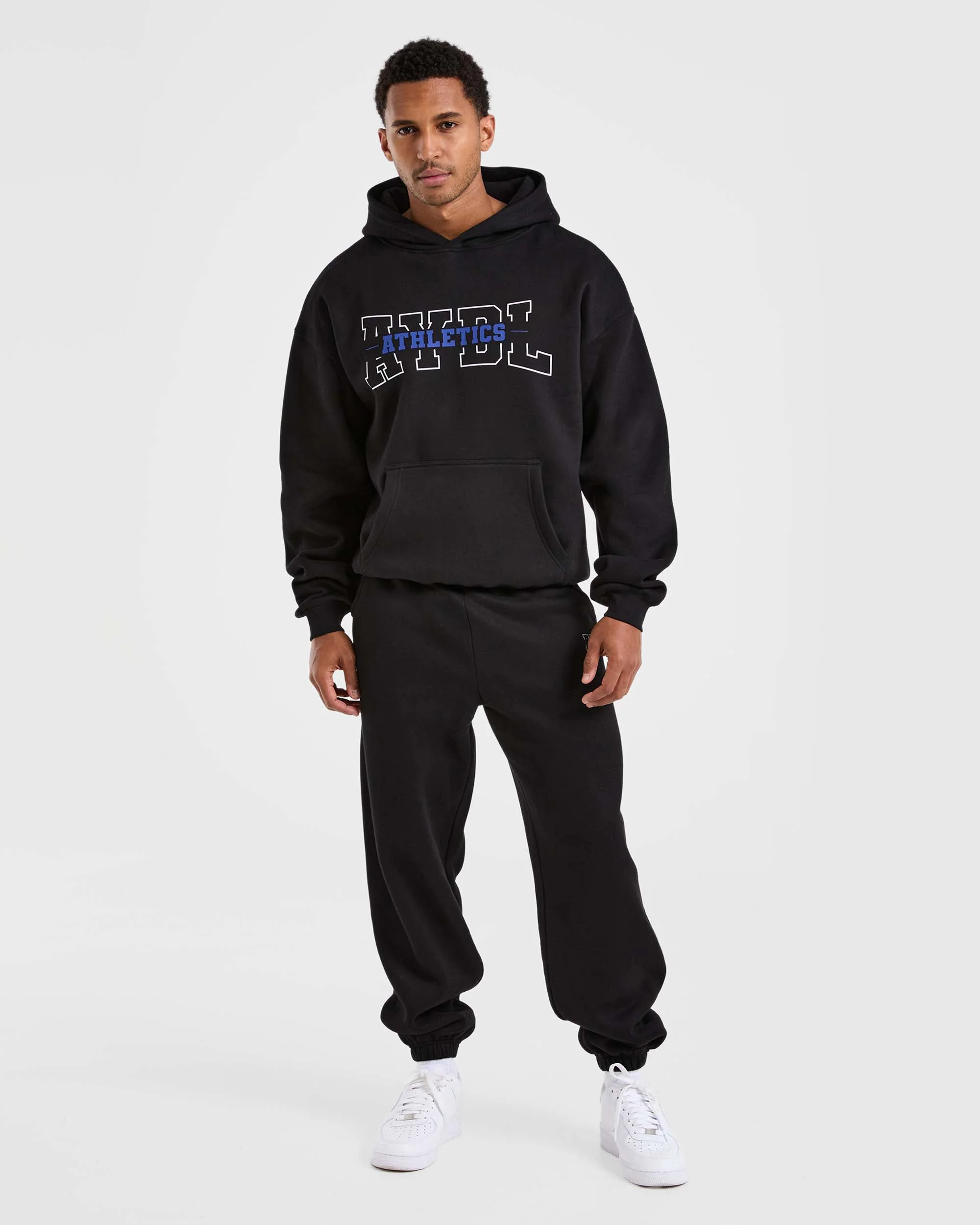 Athletics Oversized Hoodie - Zwart - Image 3