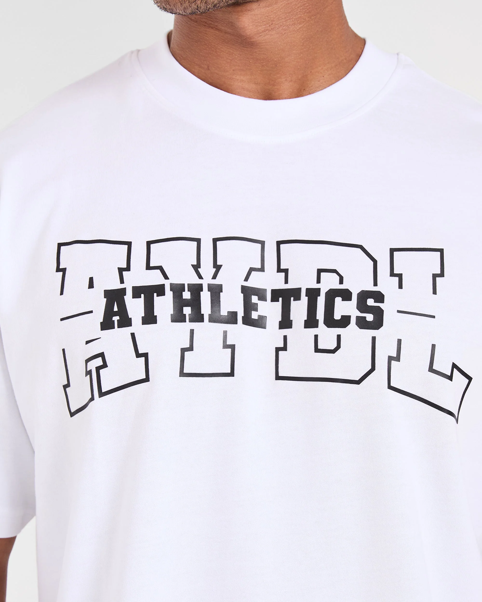 Athletics Oversized T Shirt - Wit - Image 6