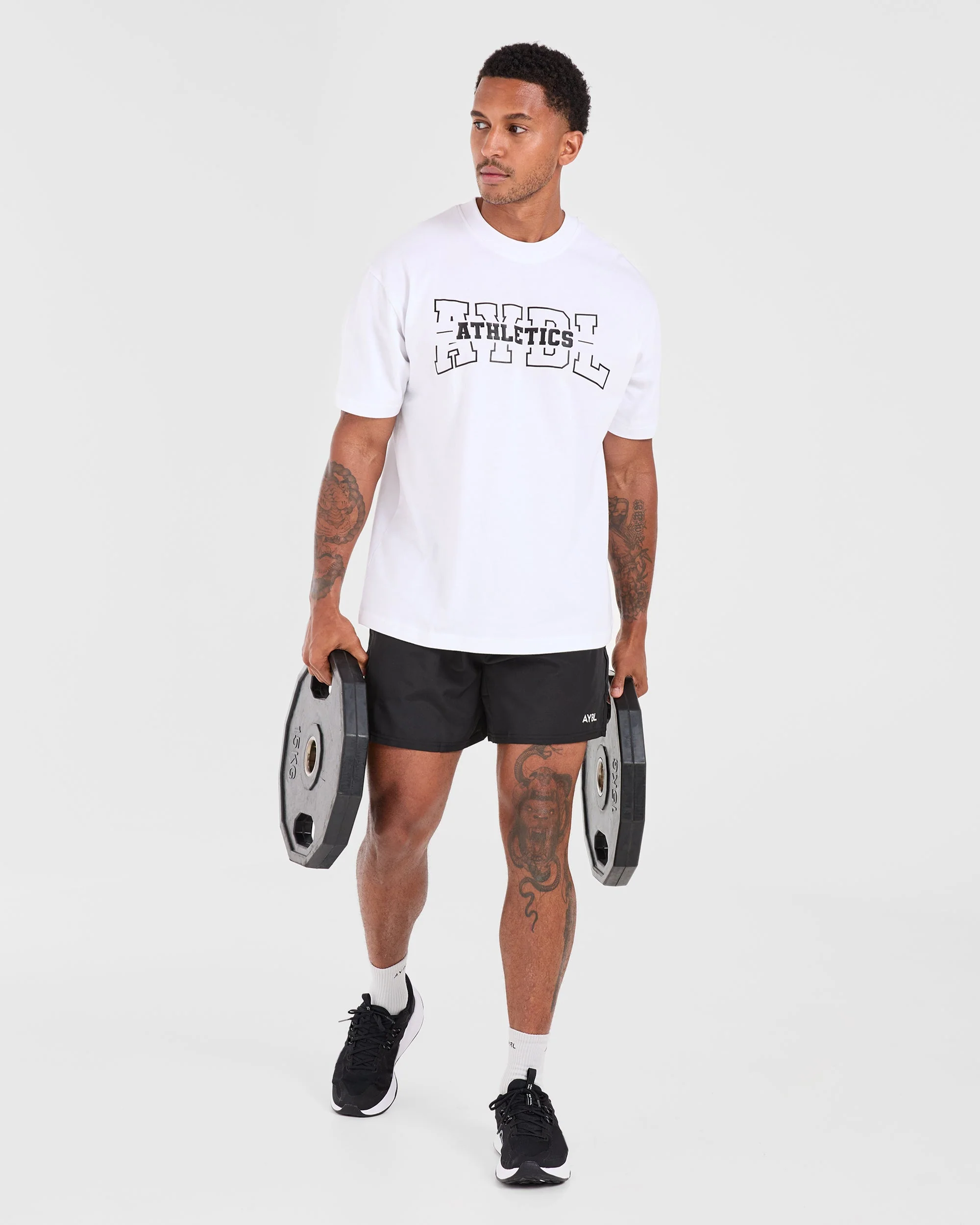 Athletics Oversized T Shirt - Wit - Image 7