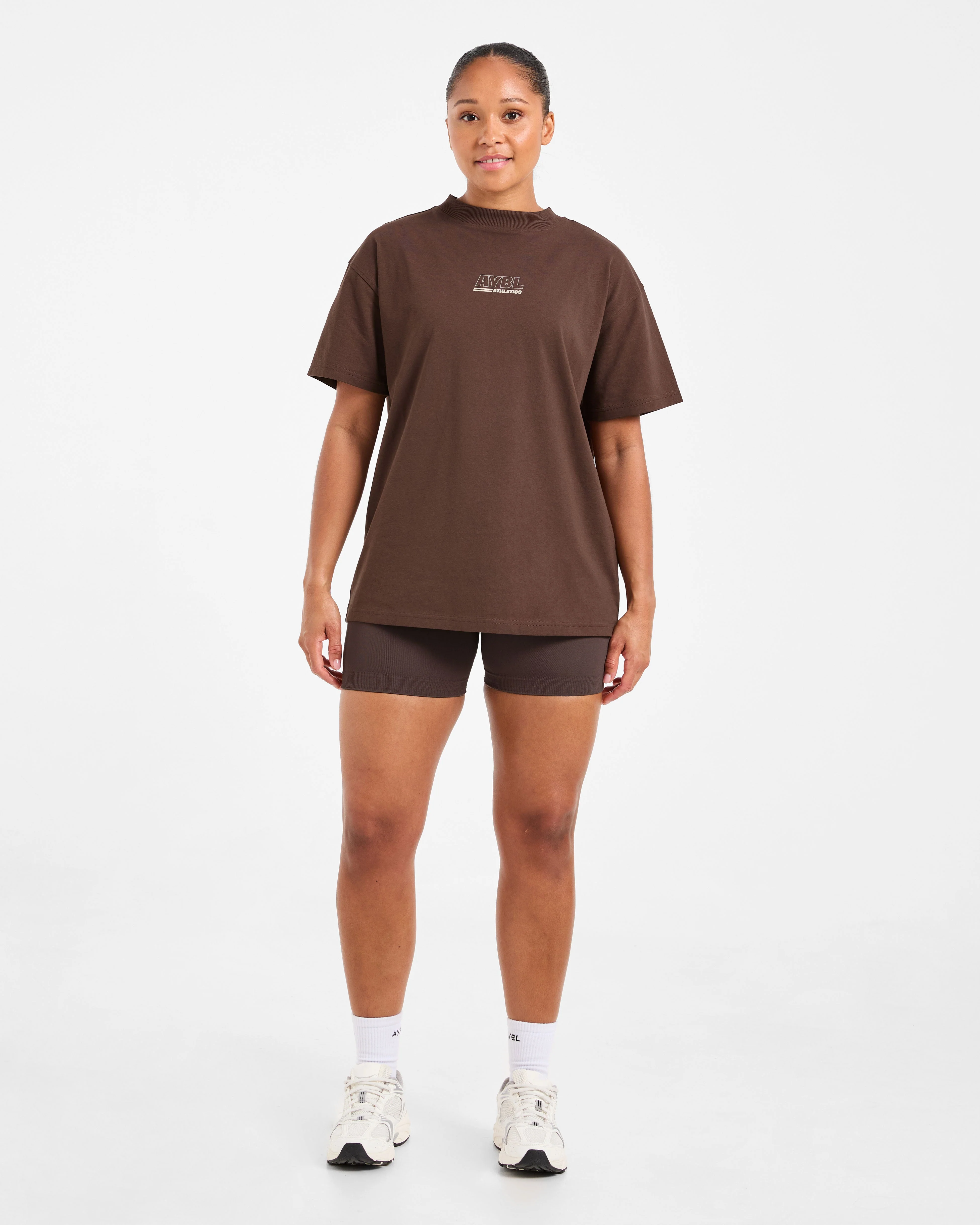 Athletics Track Oversized T Shirt - Bruin/Zand - Image 3