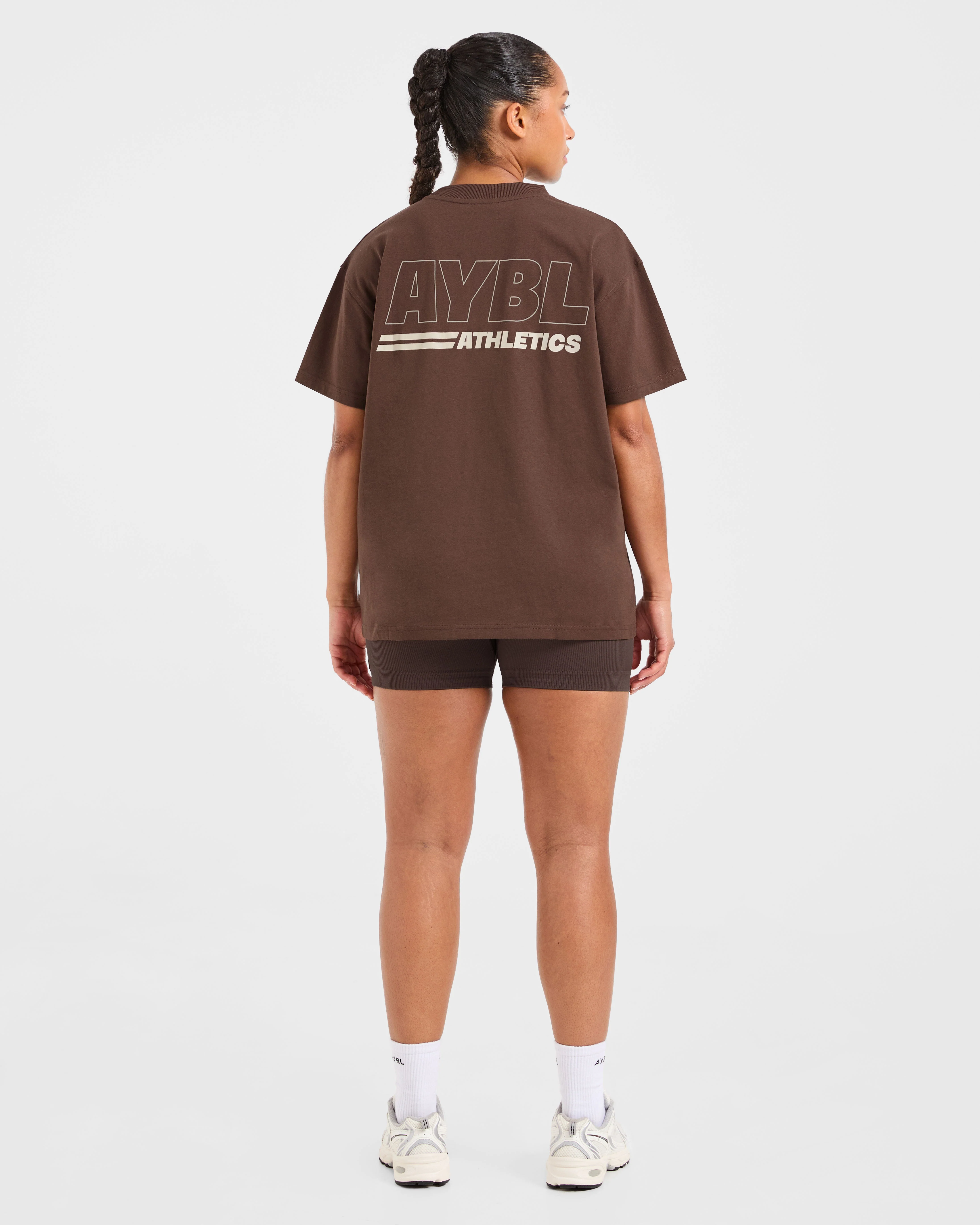 Athletics Track Oversized T Shirt - Bruin/Zand - Image 4