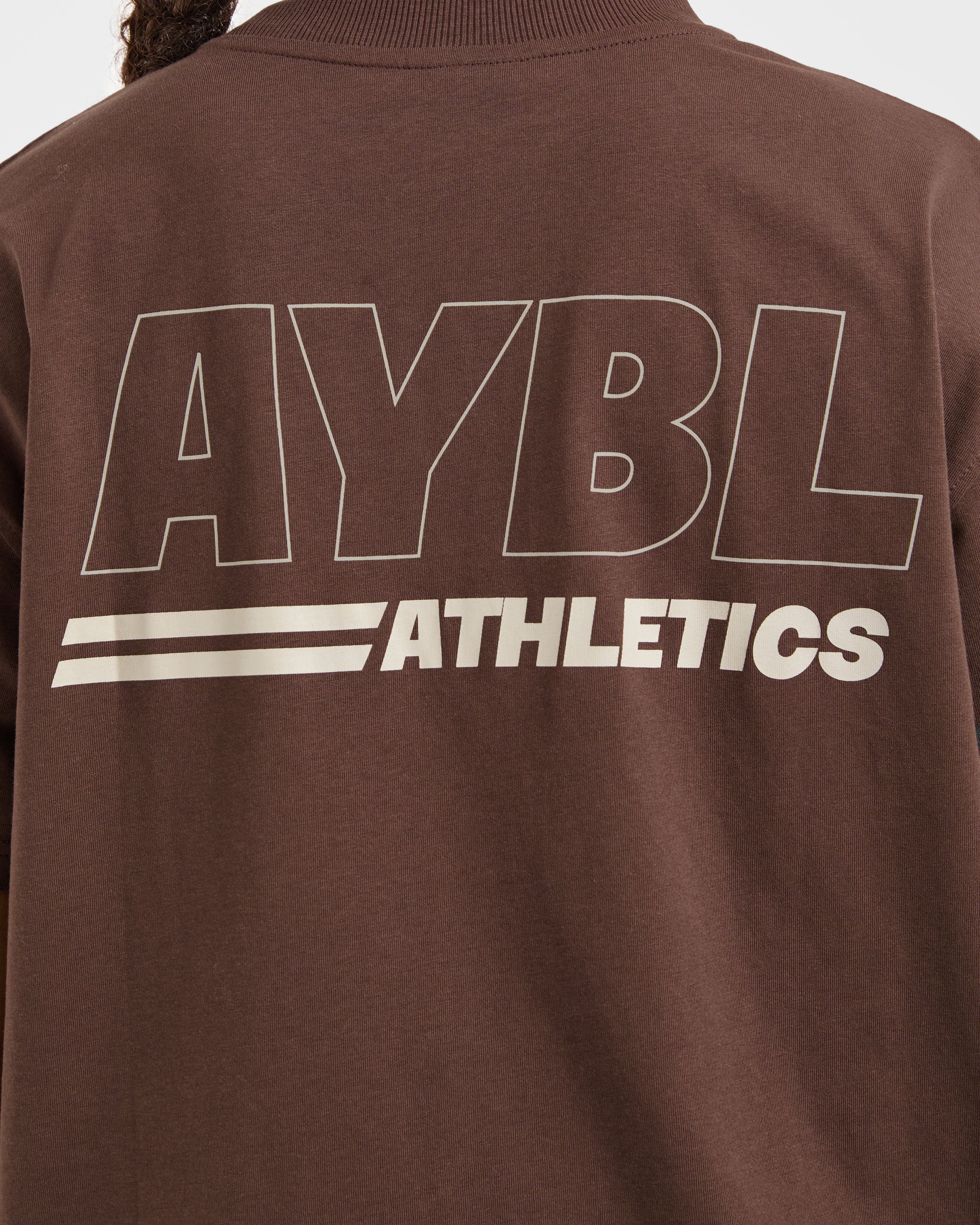 Athletics Track Oversized T Shirt - Bruin/Zand - Image 5