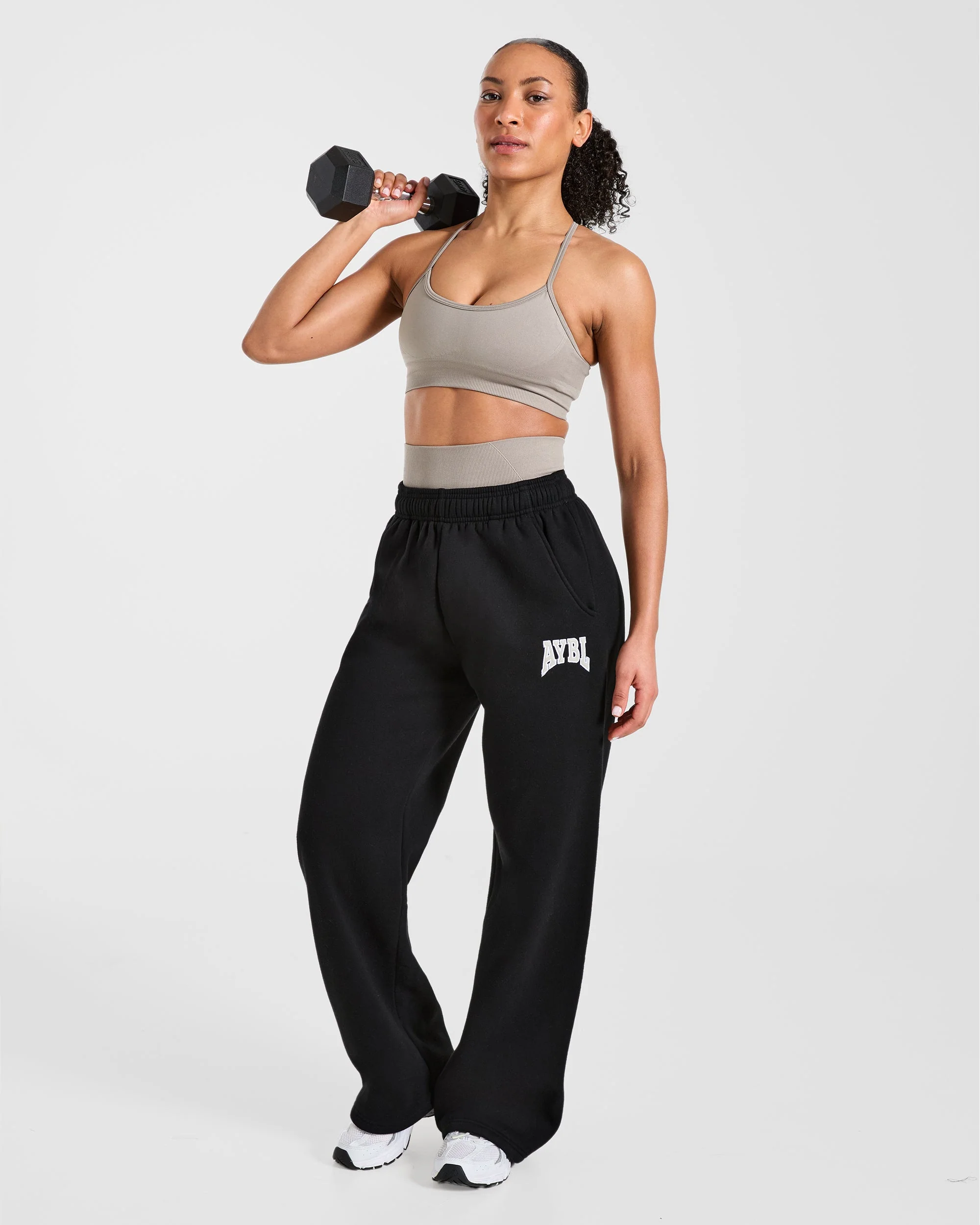 AYBL Club Oversized Straight Leg Joggers - Zwart - Image 7