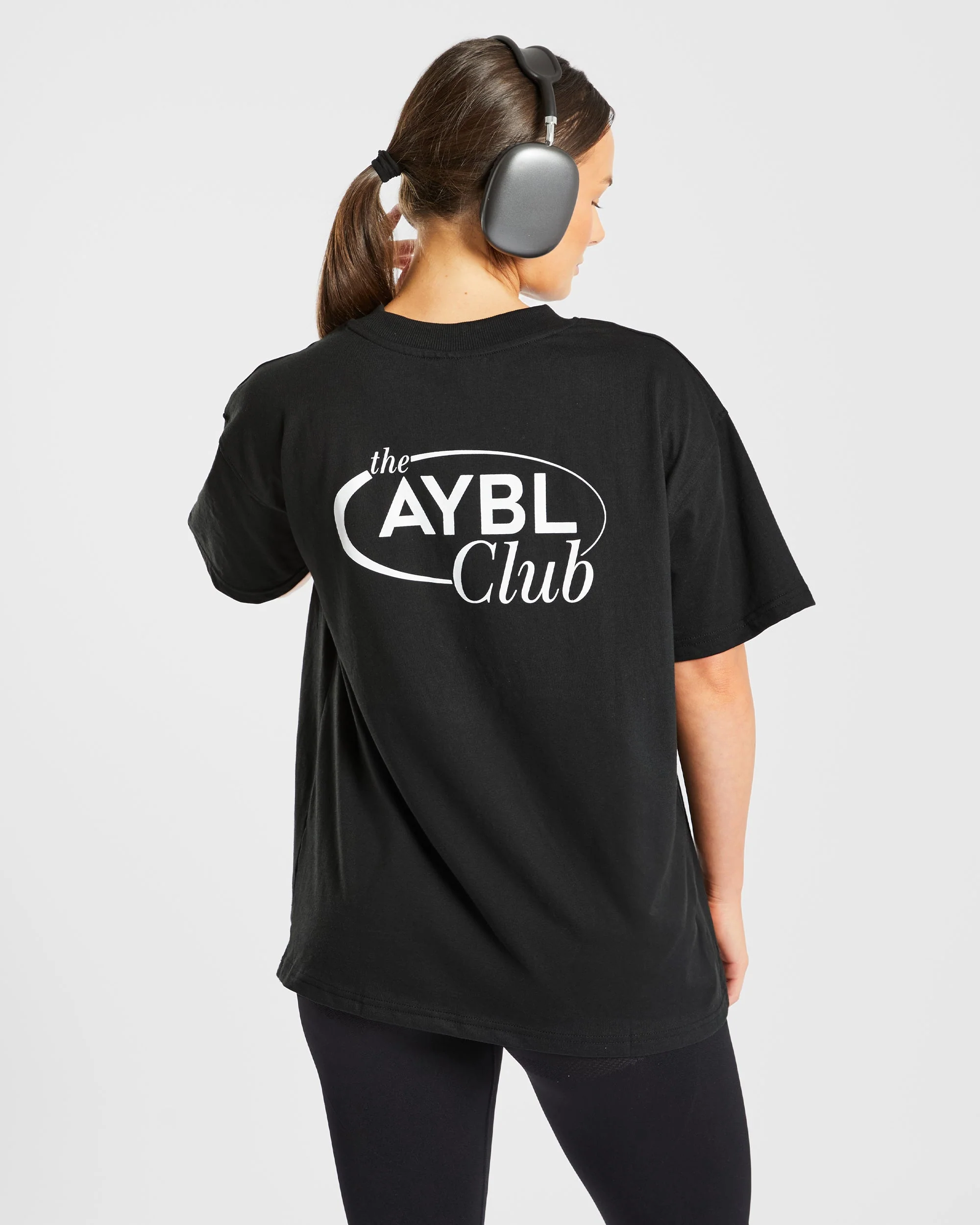 AYBL Club Oversized T Shirt - Zwart - Image 15