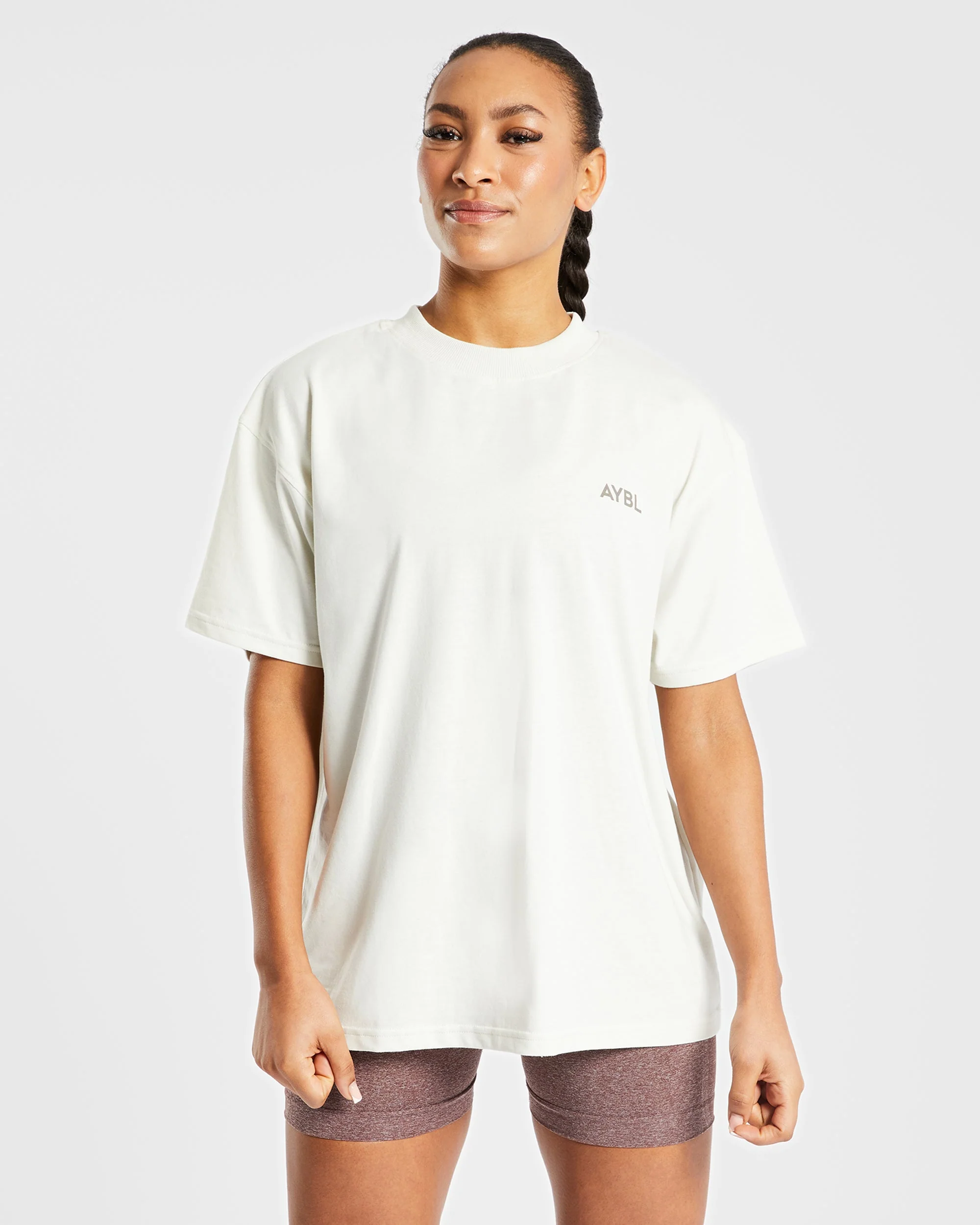 AYBL Club Oversized T Shirt - Off Wit - Image 2