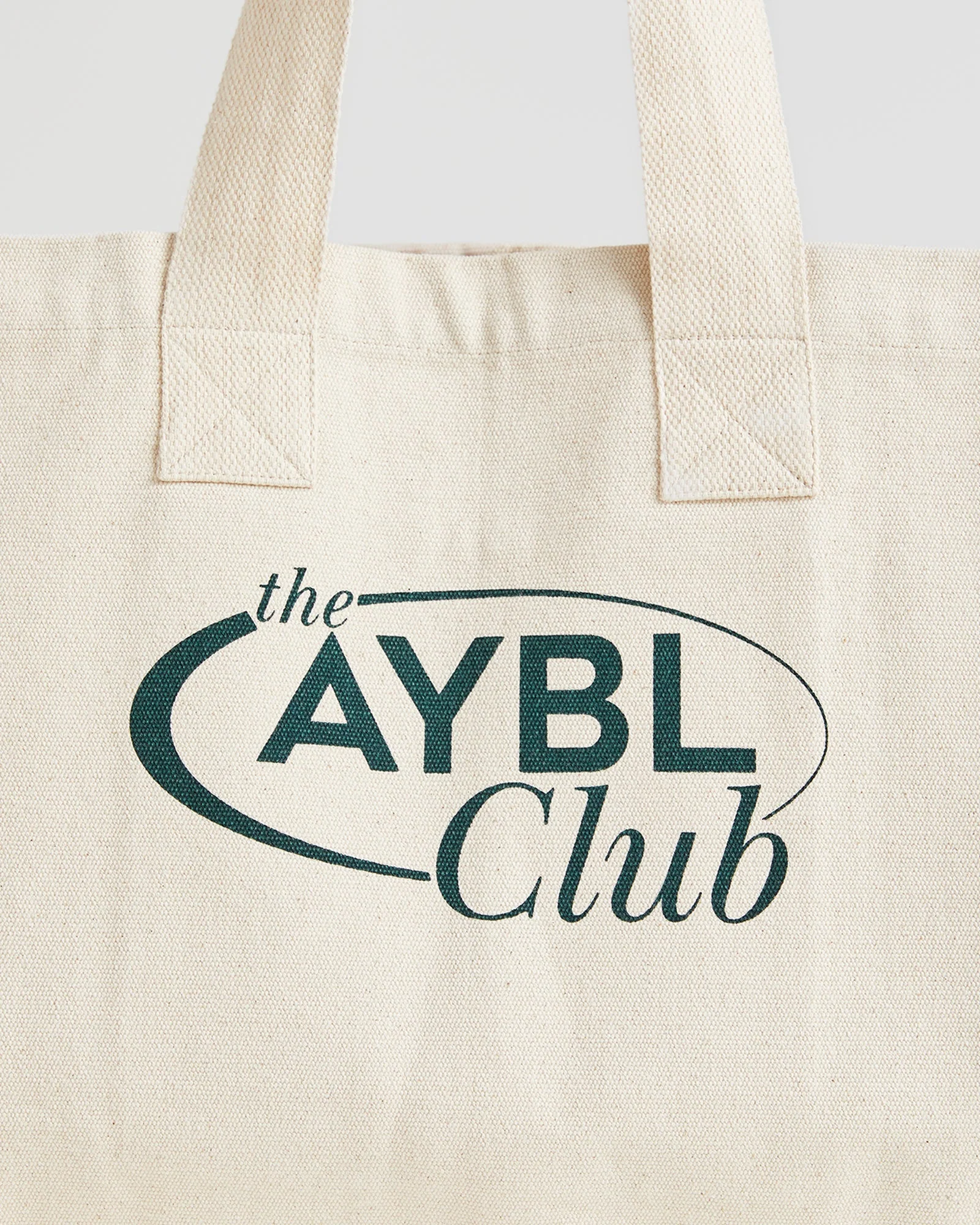 AYBL Club Tote Bag - Canvas/Groen - Image 3
