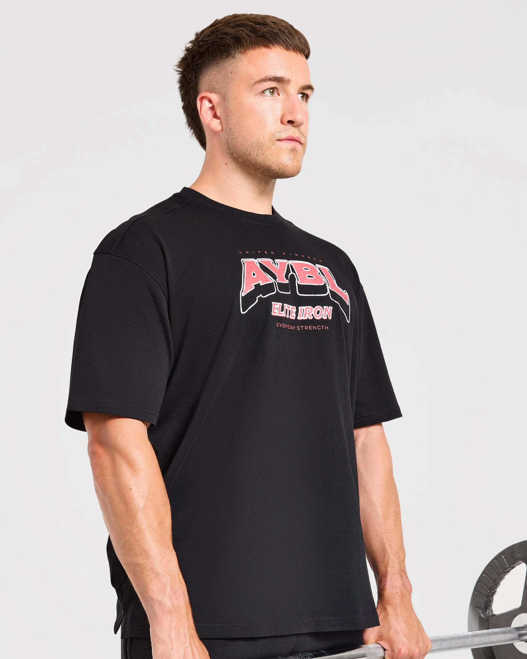 AYBL Elite Iron Oversized T Shirt - Zwart - Image 8