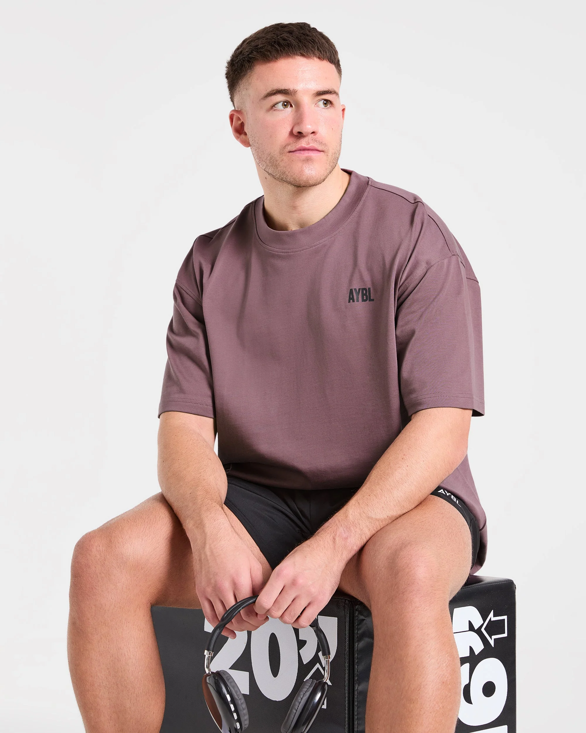AYBL Iron Club Oversized T Shirt - Flint Paars - Image 7