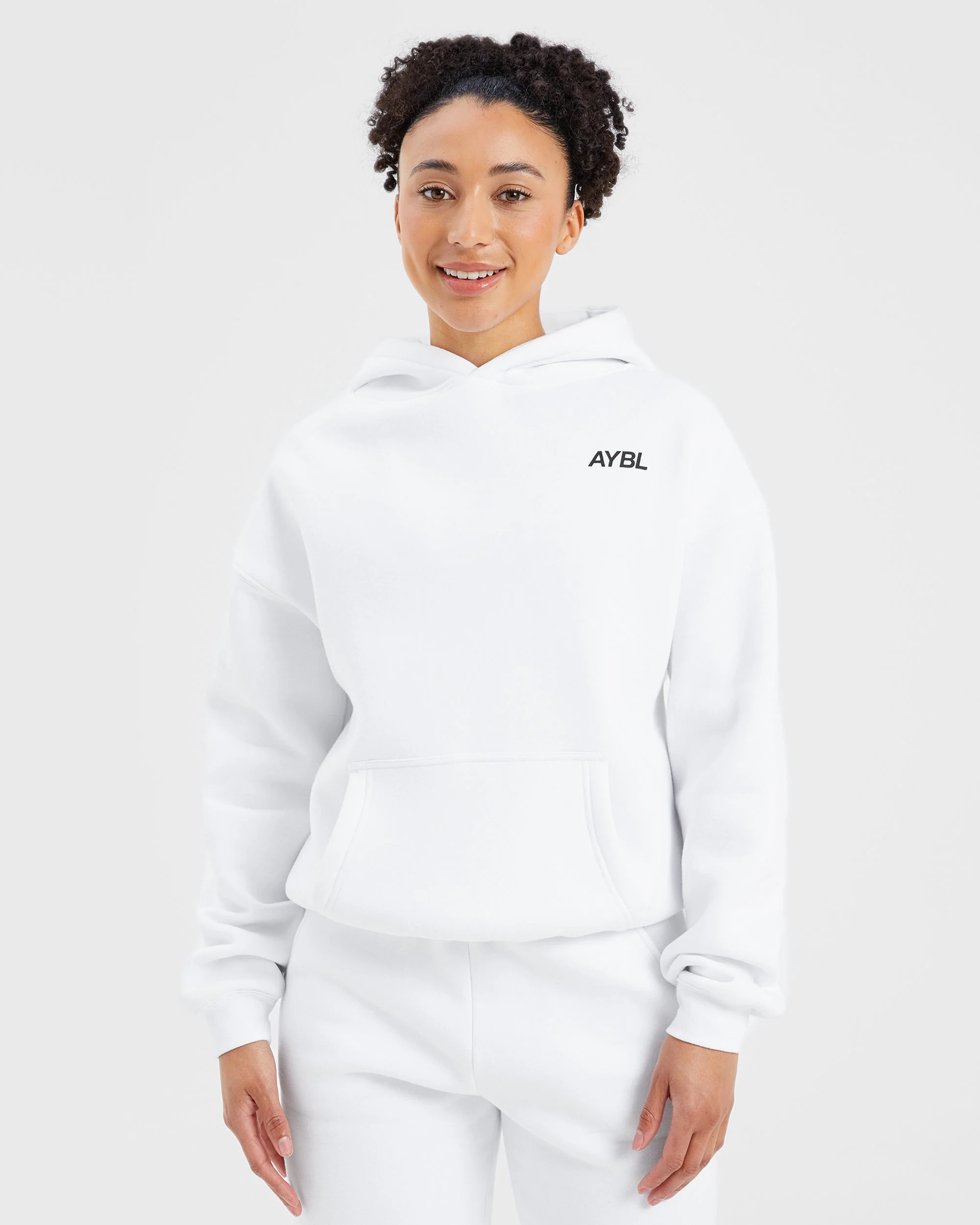 AYBL Sports Club Oversized Hoodie - Wit - Image 2