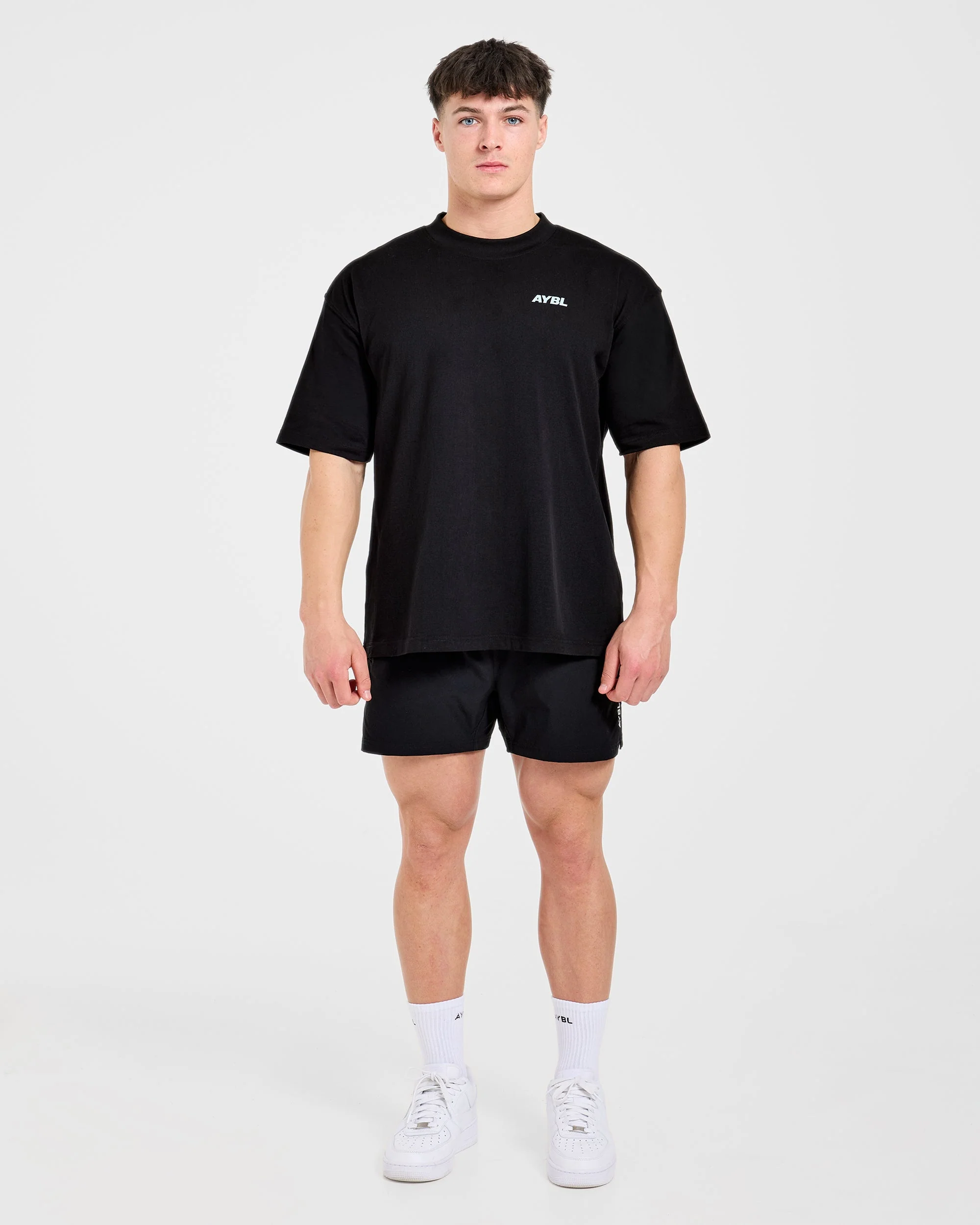 AYBL Sportswear 18 Oversized T Shirt - Zwart - Image 3