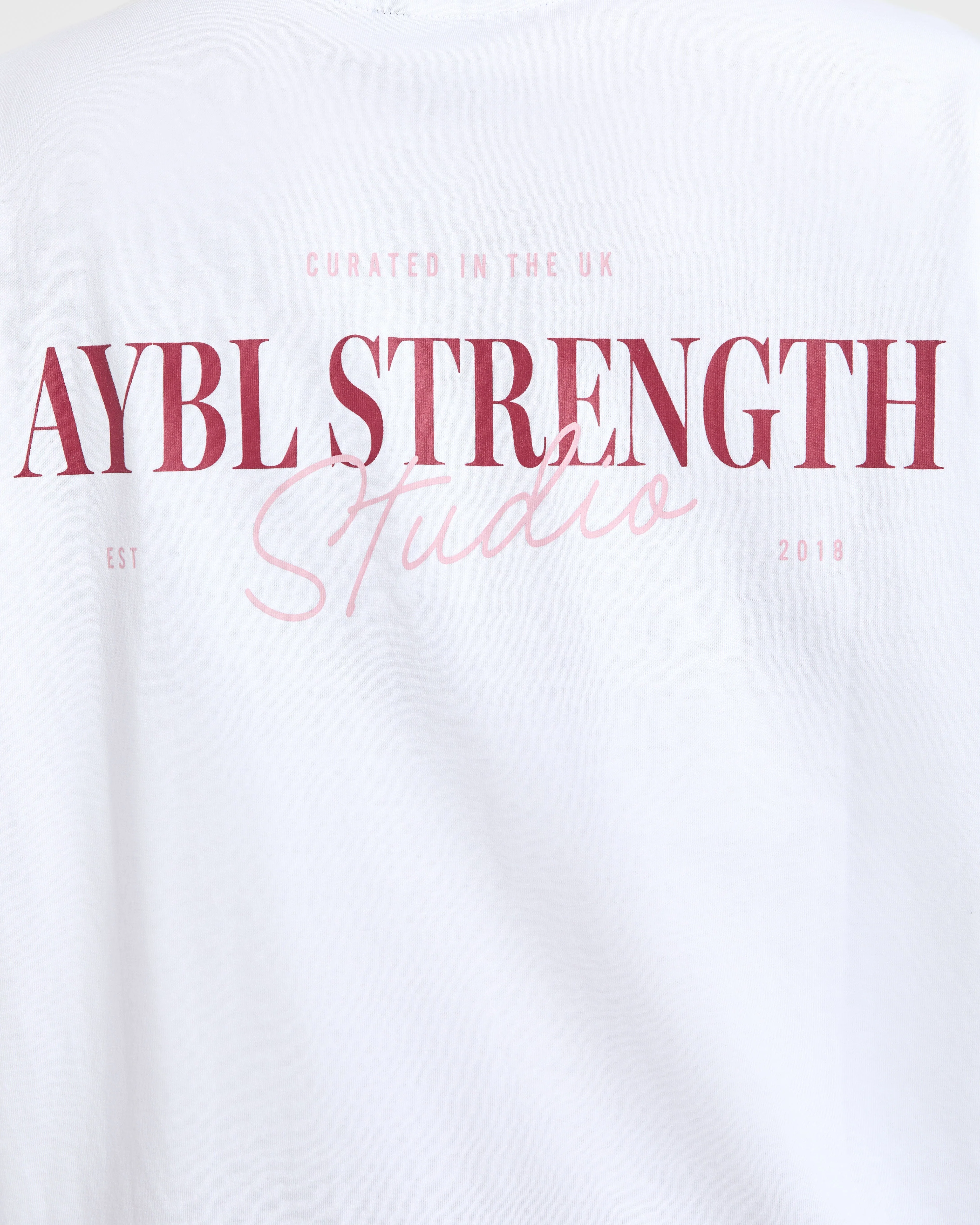 AYBL Strength Studio Oversized T Shirt - Wit - Image 6