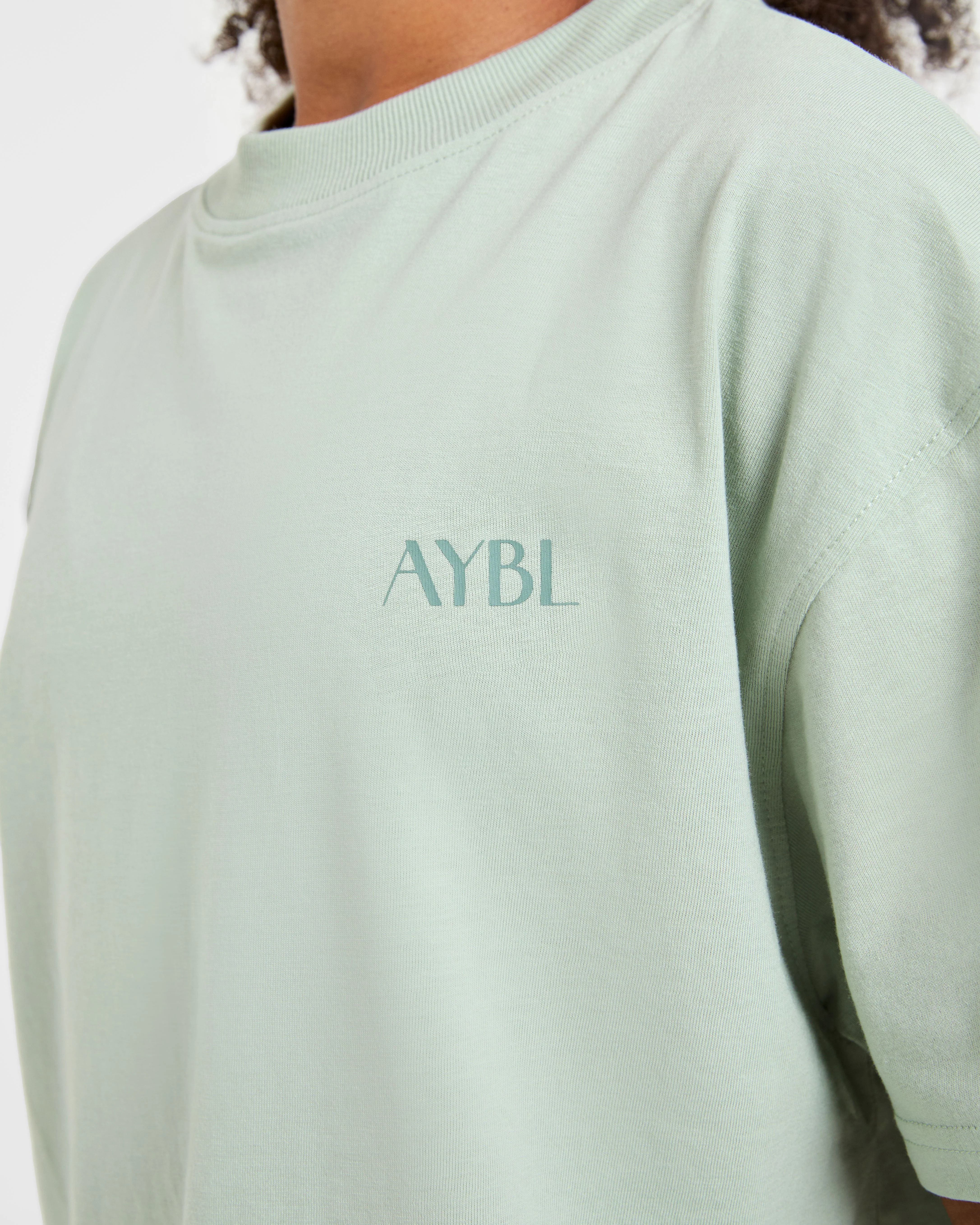 AYBL Wellness Oversized T Shirt - Groen - Image 5