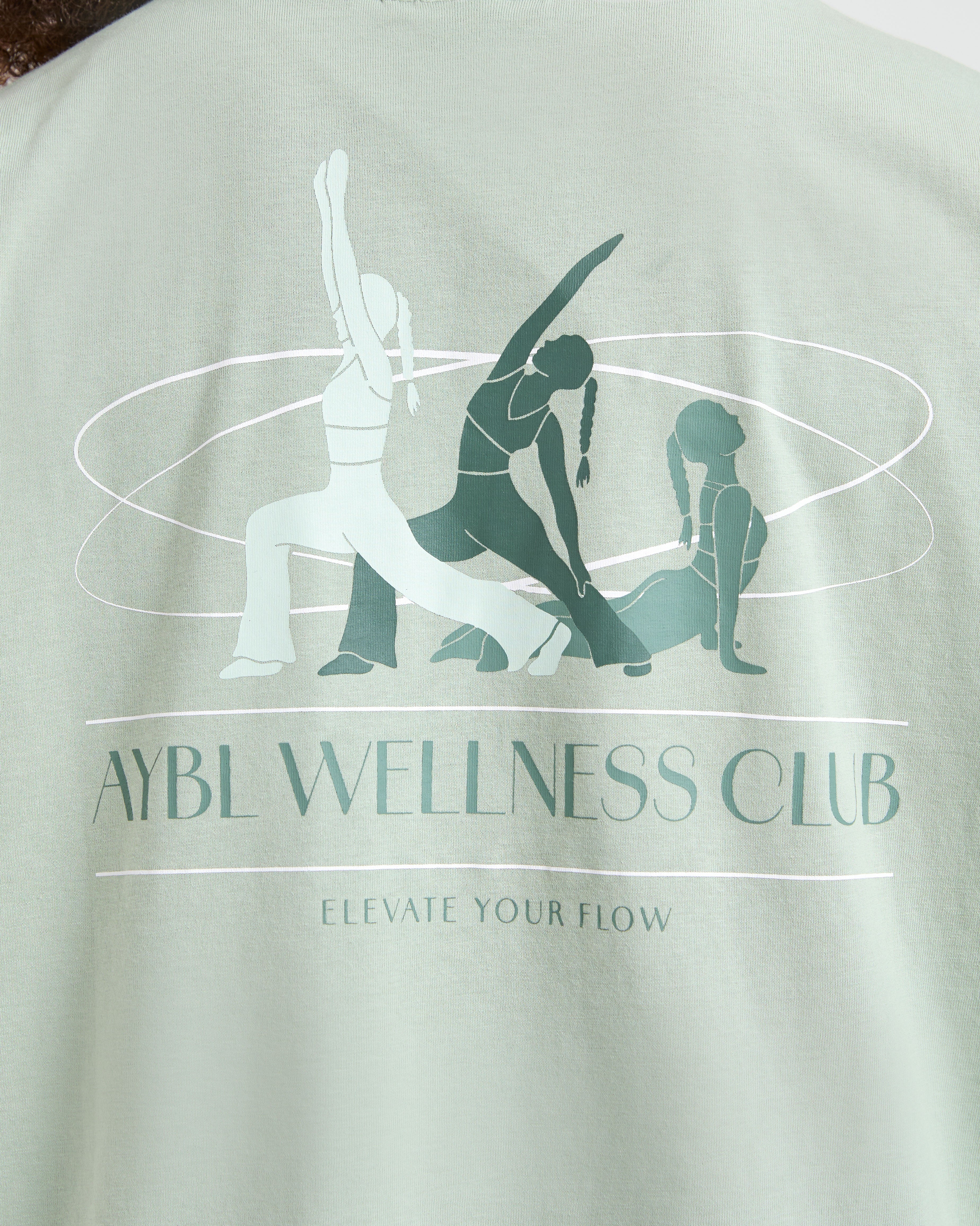 AYBL Wellness Oversized T Shirt - Groen - Image 6