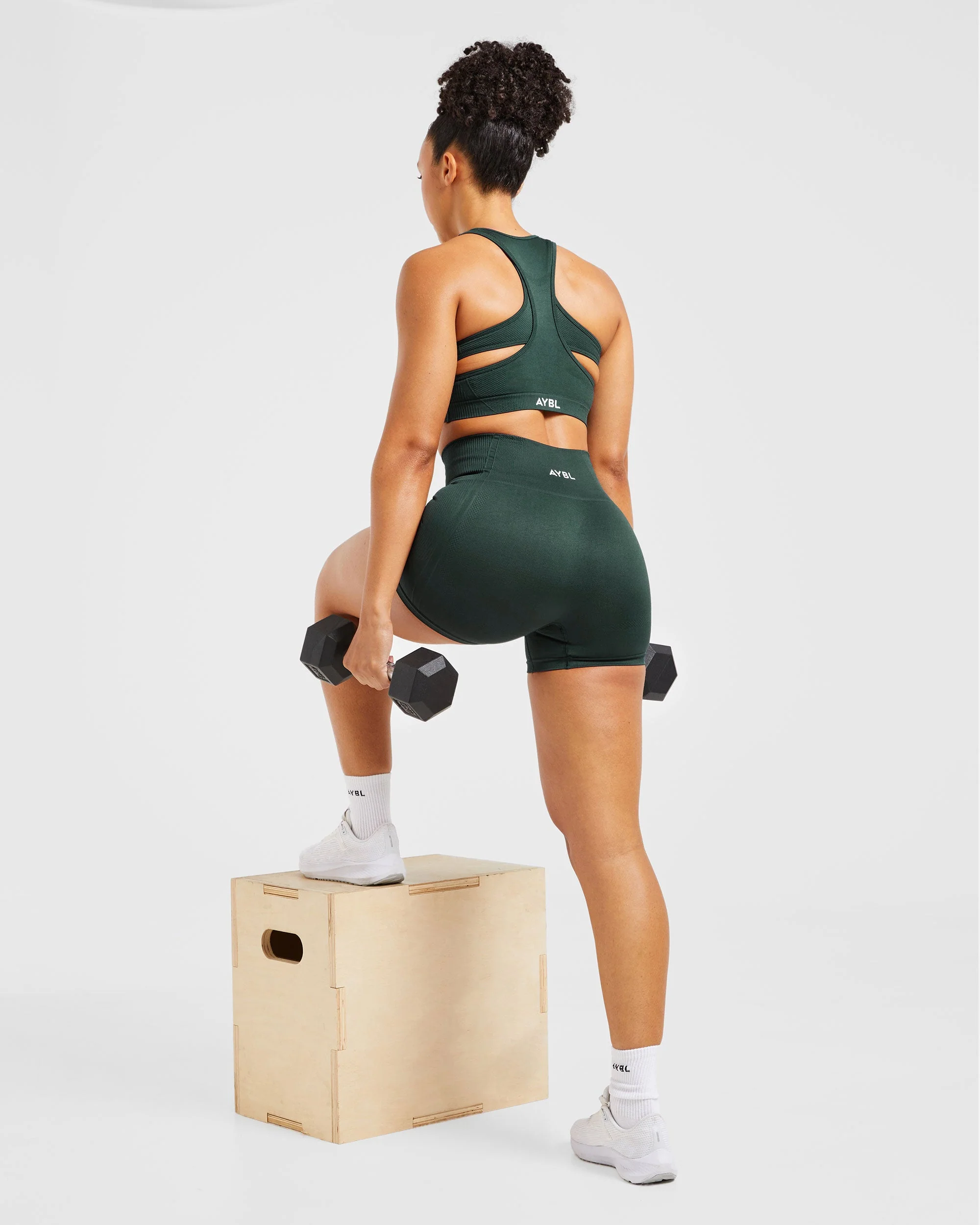 Balance V3 Seamless Shorts - Dark Groen - Image 7
