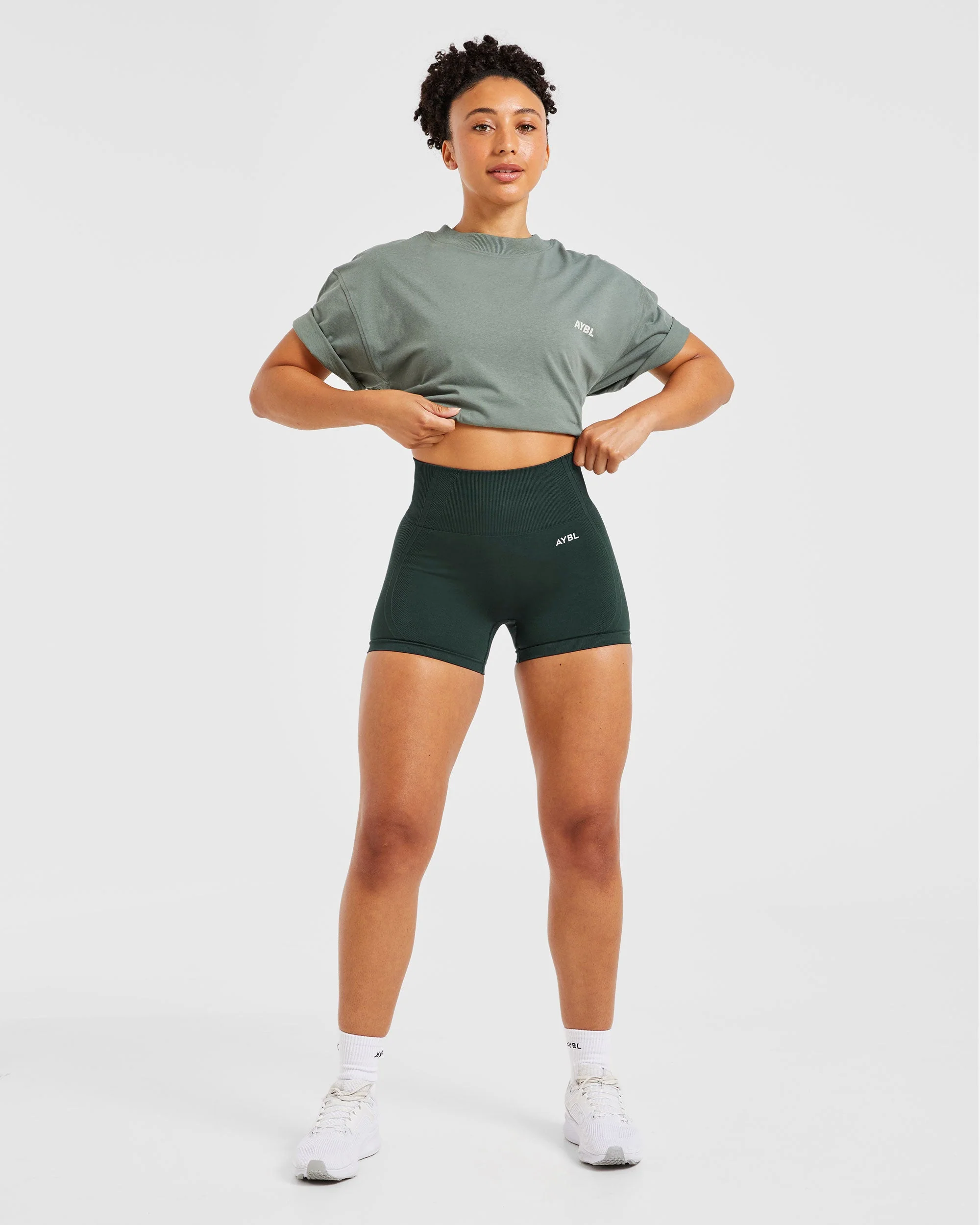 Balance V3 Seamless Shorts - Dark Groen - Image 8