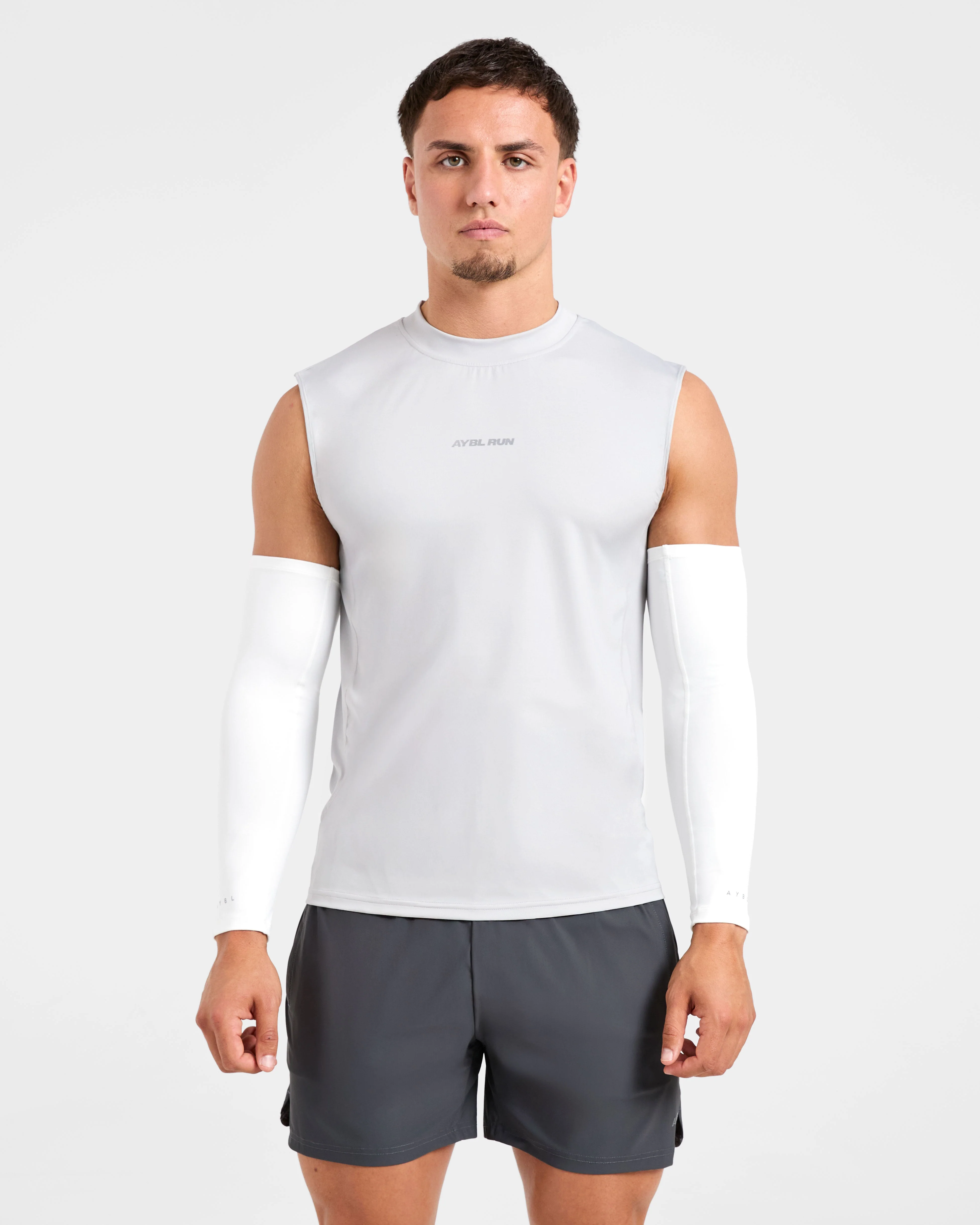 Base Layer Arm Sleeves - Wit