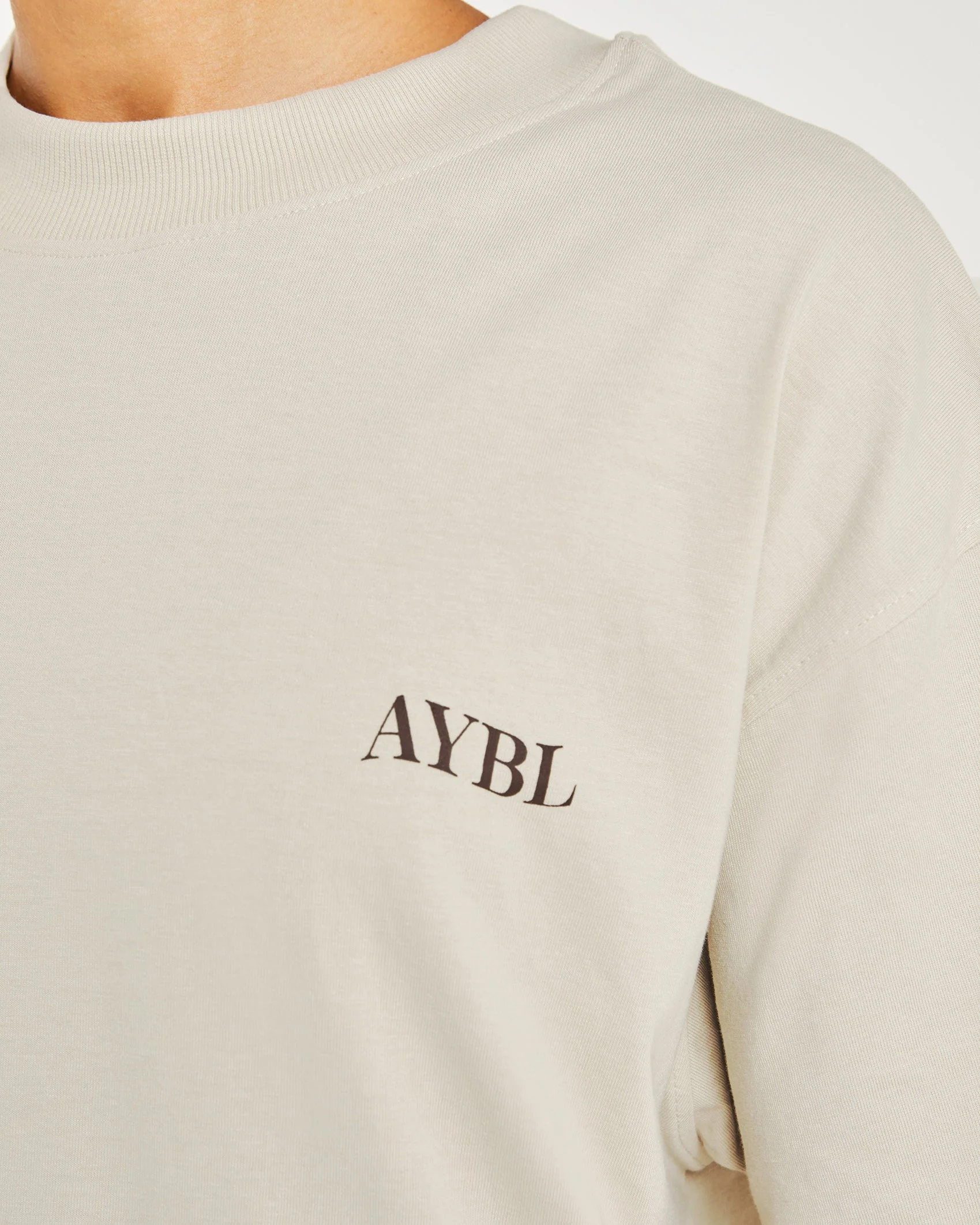 Be Good To Yourself Oversized T Shirt - Beige/Bruin - Image 6