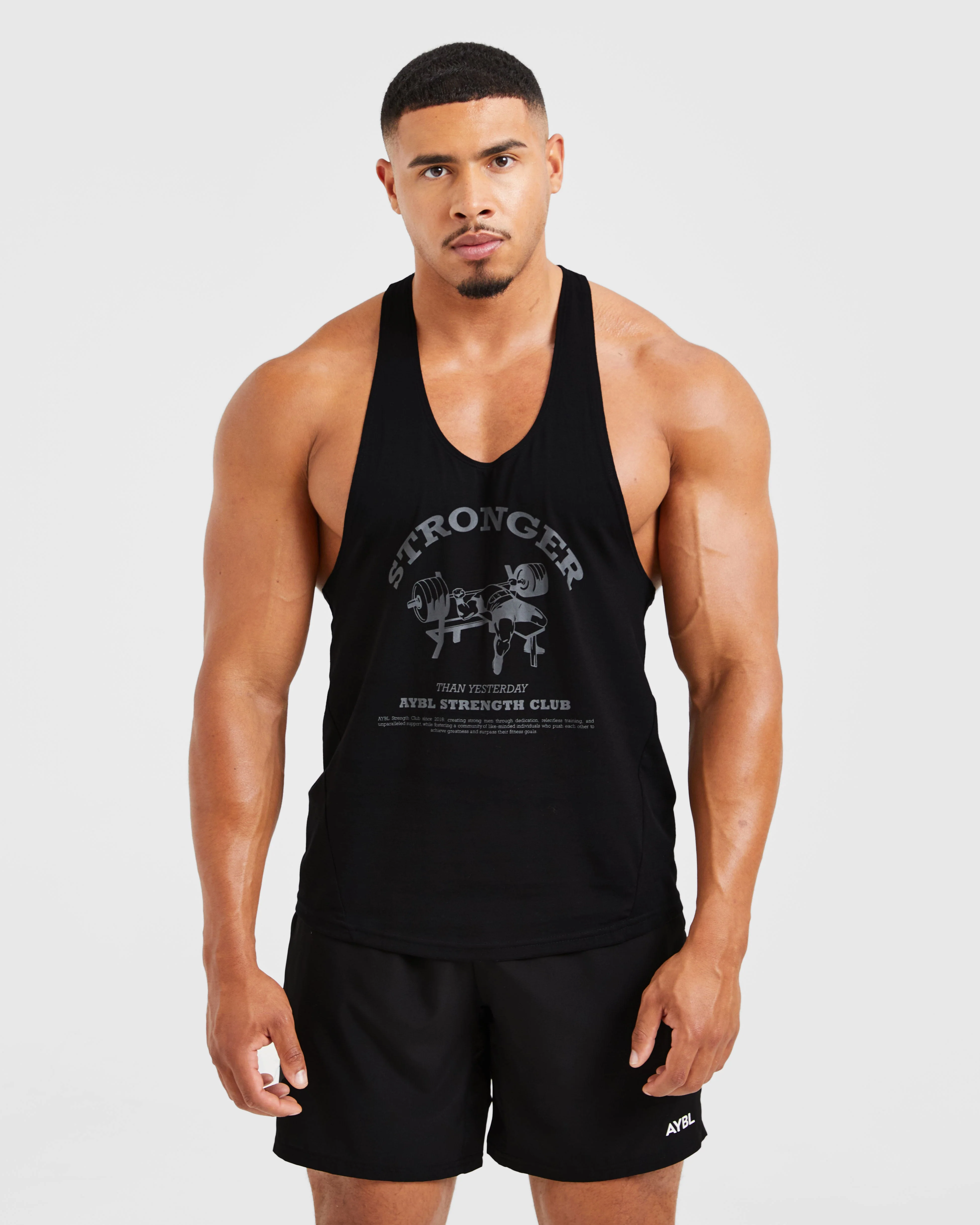 Bench Press Stringer - Zwart