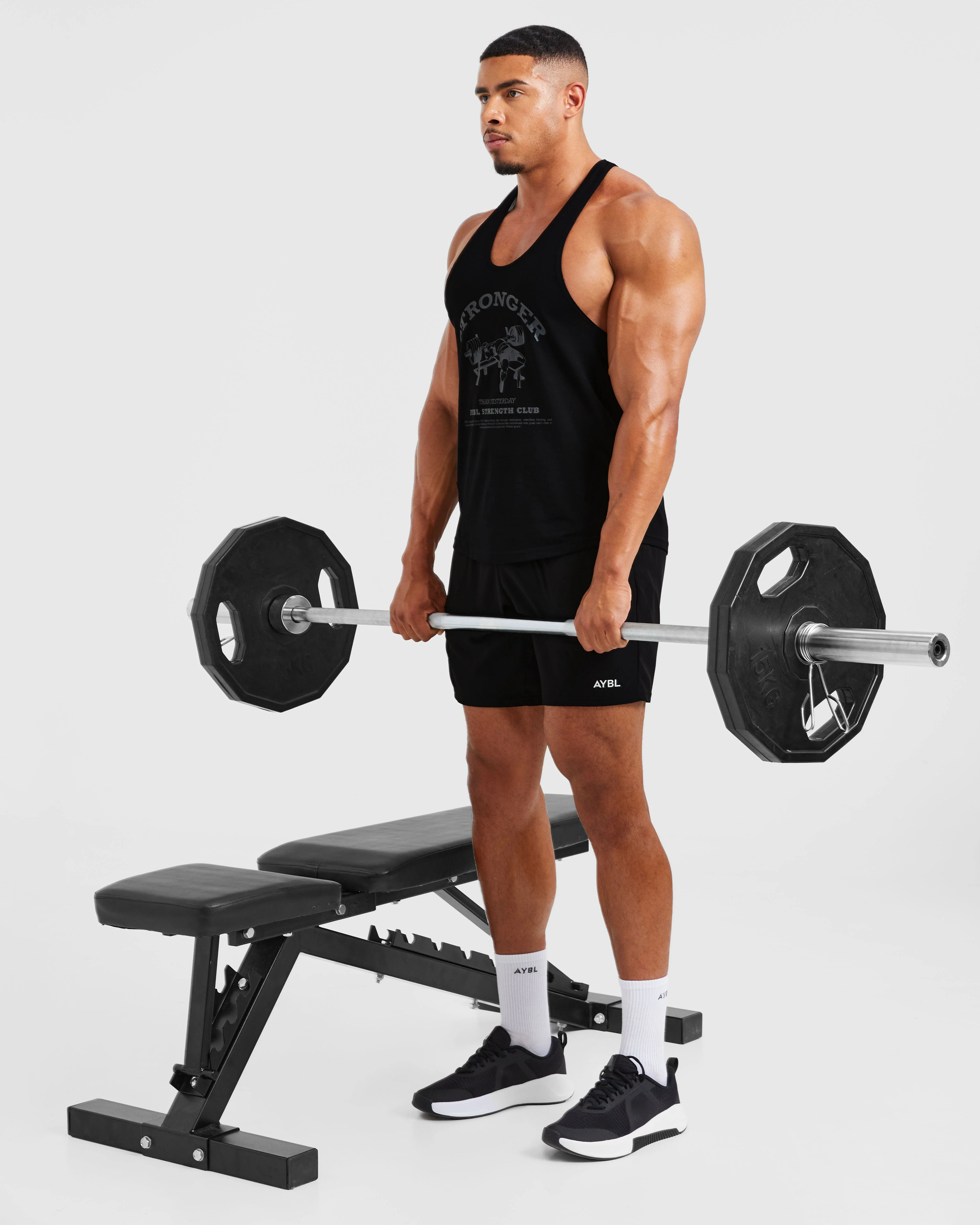 Bench Press Stringer - Zwart - Image 7