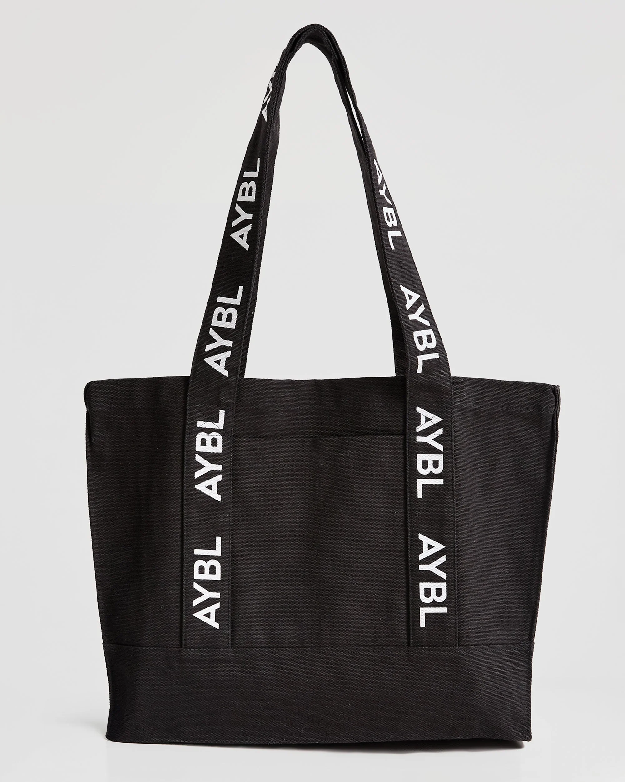 Branded Strap Tote Bag - Zwart - Image 6