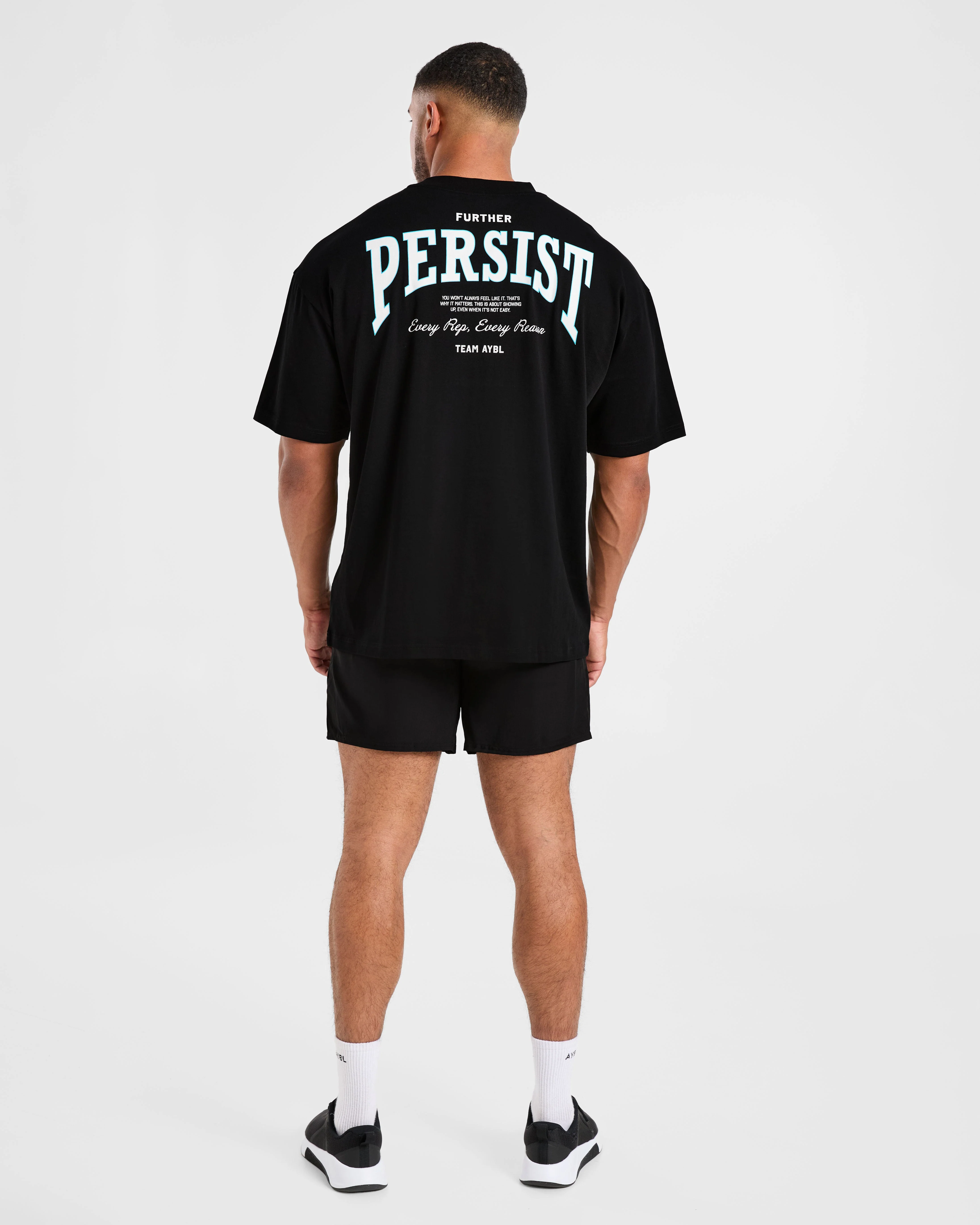 Cam Kissel x Persist Oversized T Shirt - Zwart - Image 4