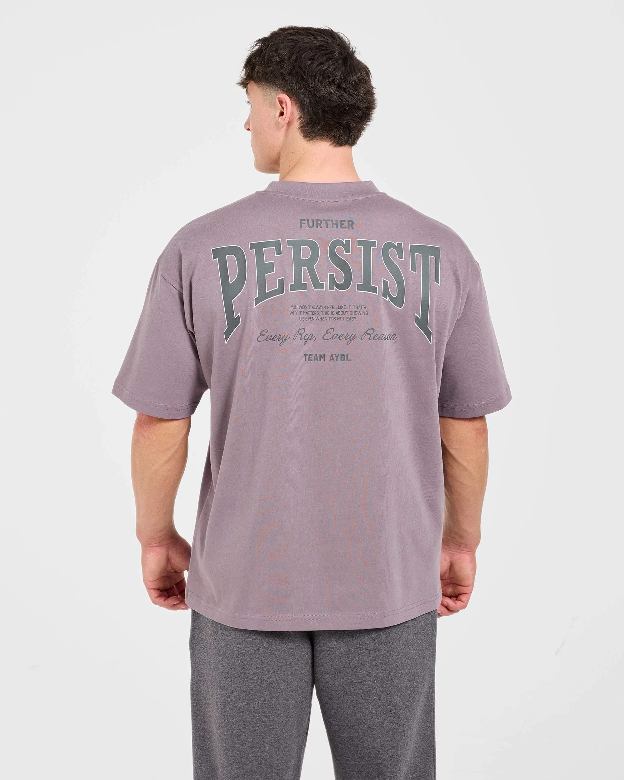 Cam Kissel x Persist Oversized T Shirt - Mauve